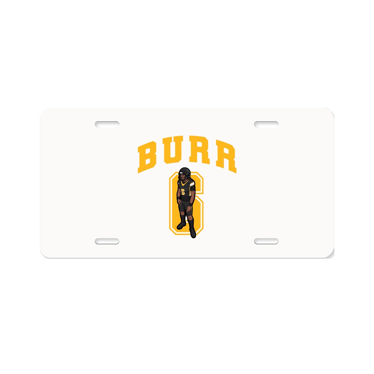 License Plate — Number in Classic