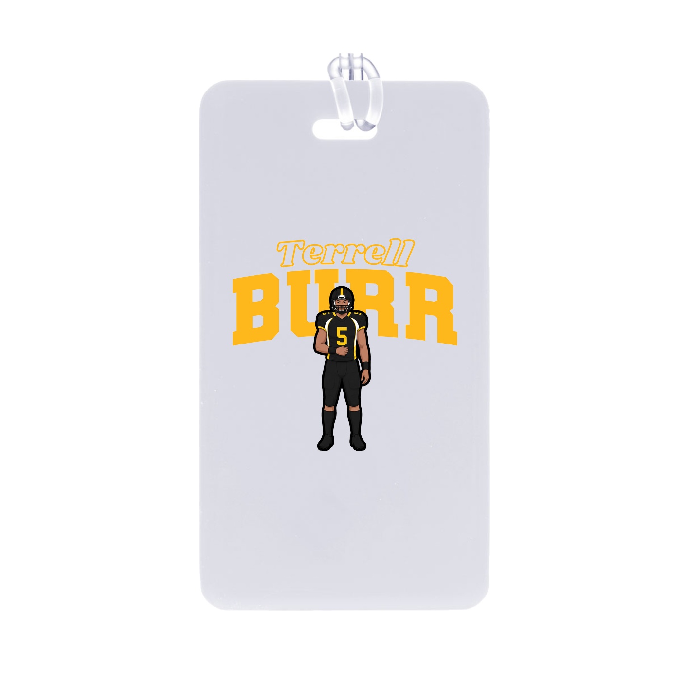 Bag Tag — Name Arch in Classic
