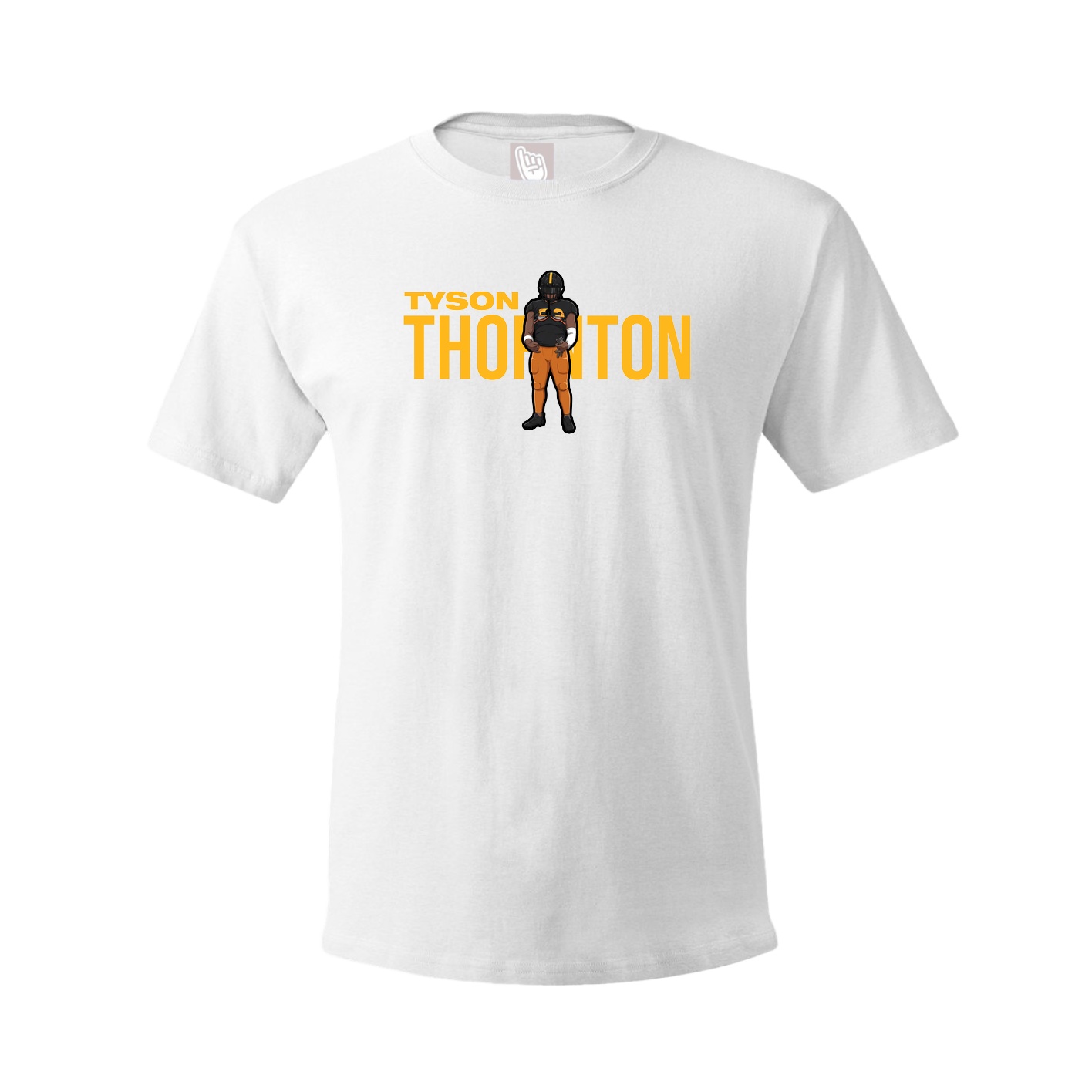 Youth Tee — Player Name in White