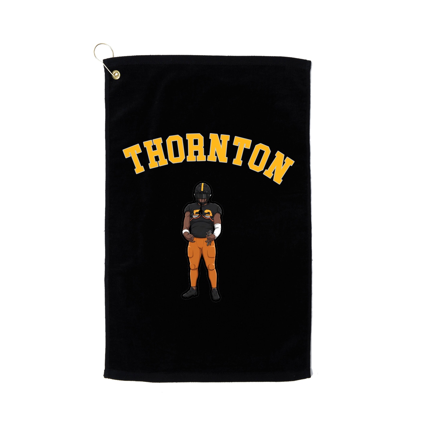 Golf Towel — Shirsey Arch in Black