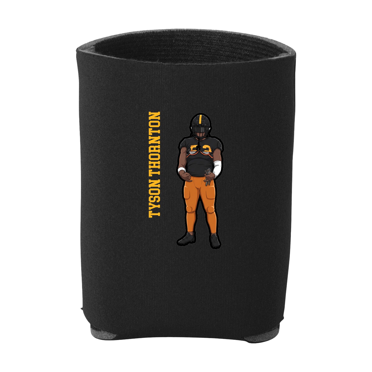 Can Holder — Name Vertical in Black
