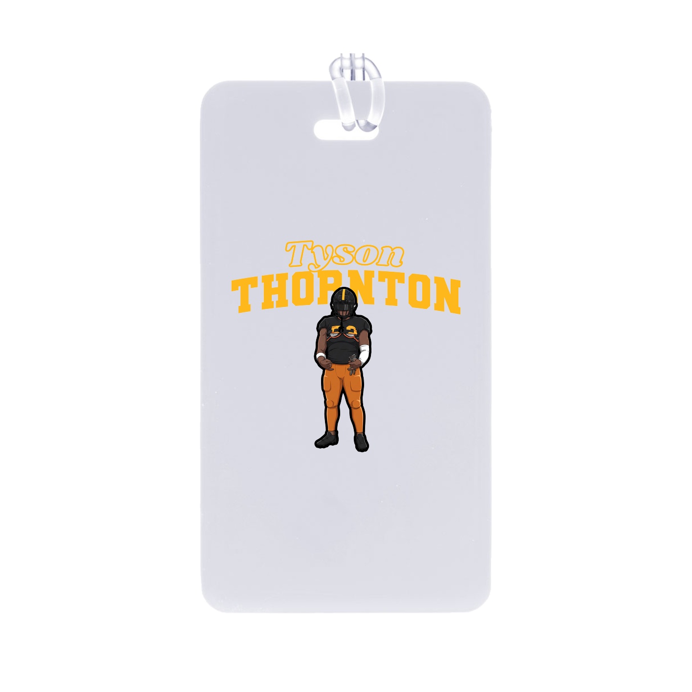 Bag Tag — Name Arch in Classic