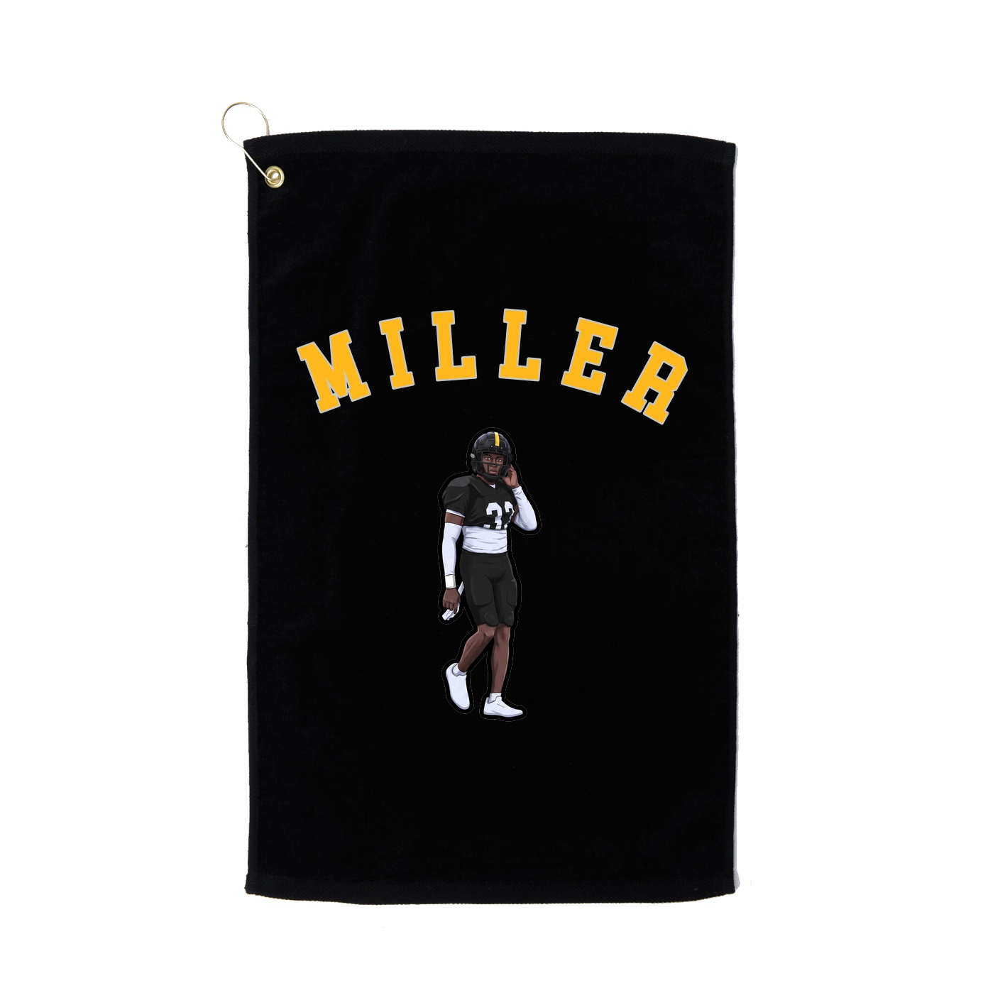Golf Towel — Shirsey Arch in Black