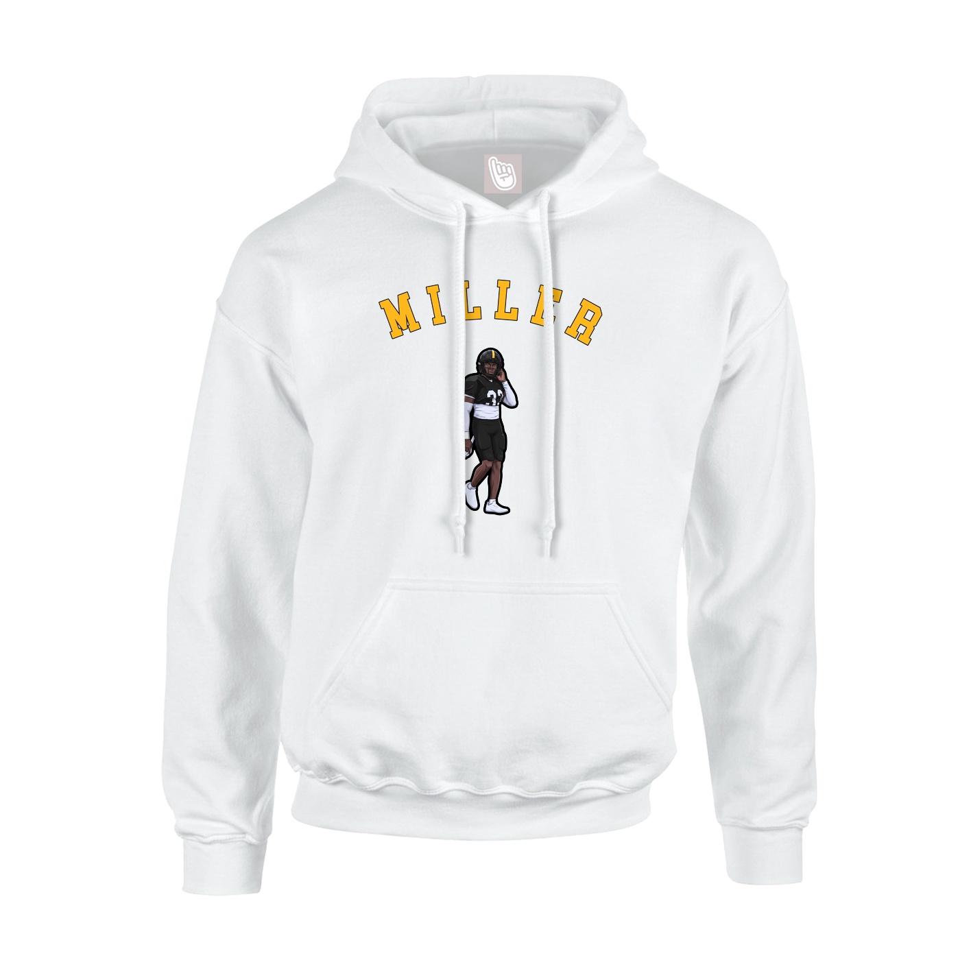 Hoodie — Shirsey Arch in White