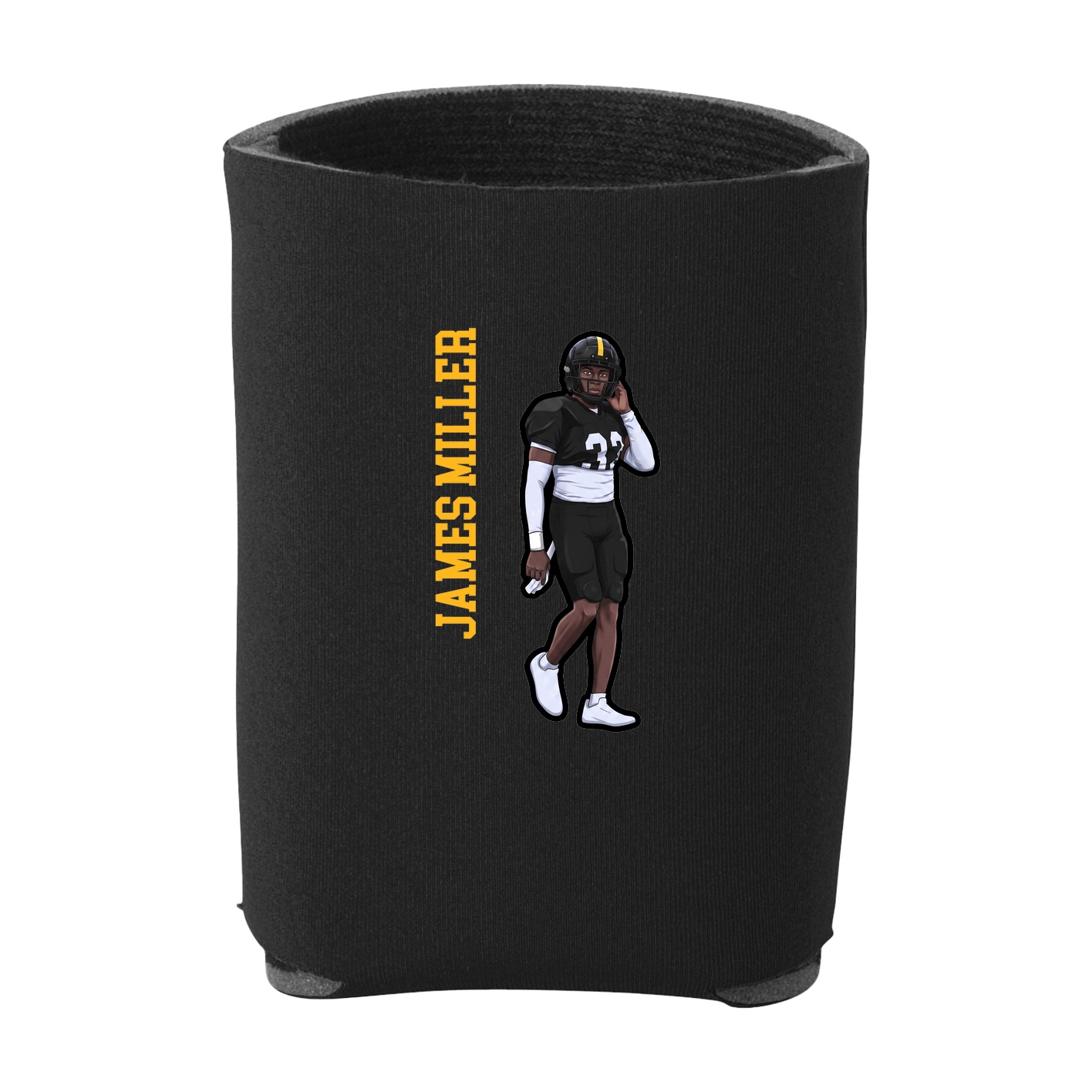 Can Holder — Name Vertical in Black