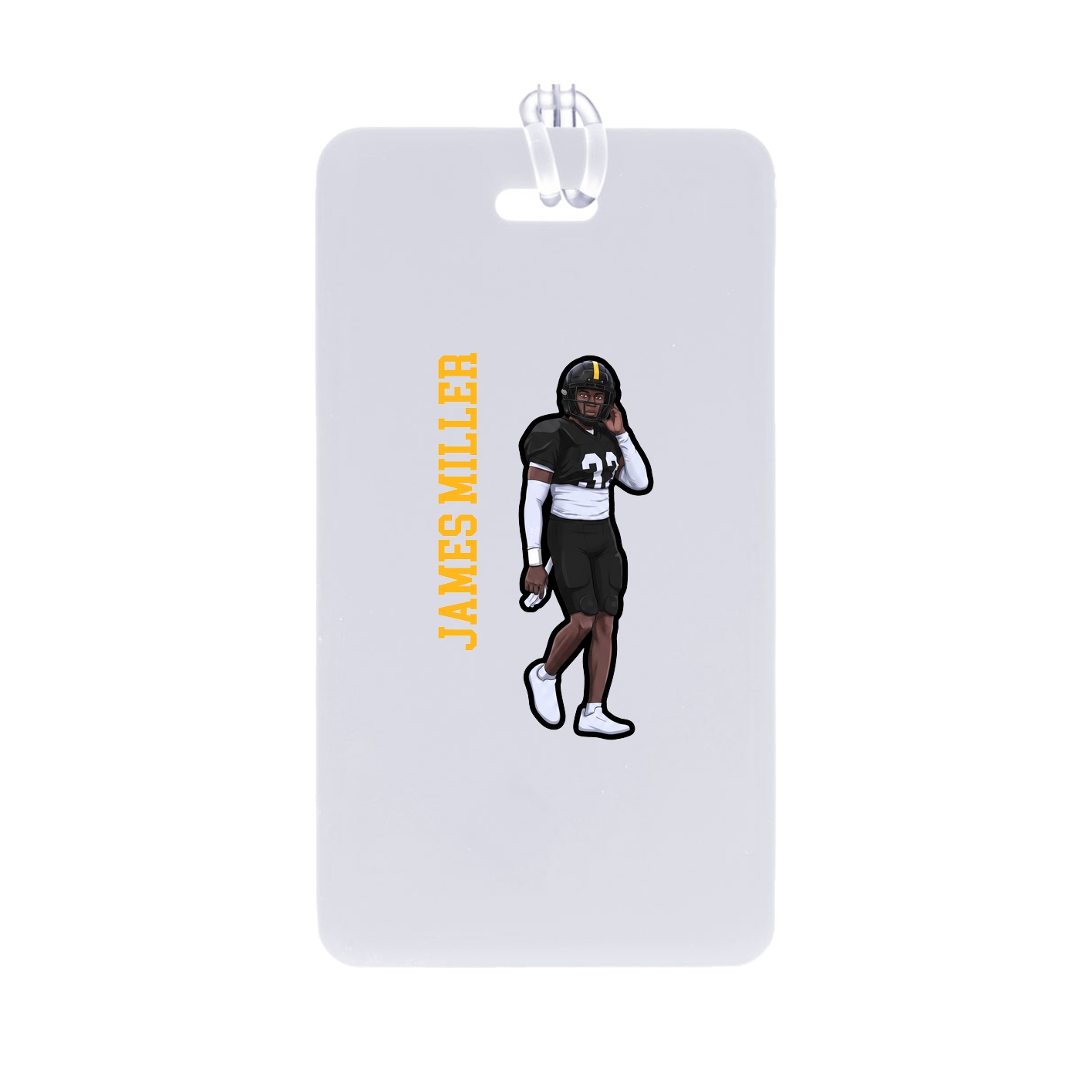Bag Tag — Name Vertical in Classic