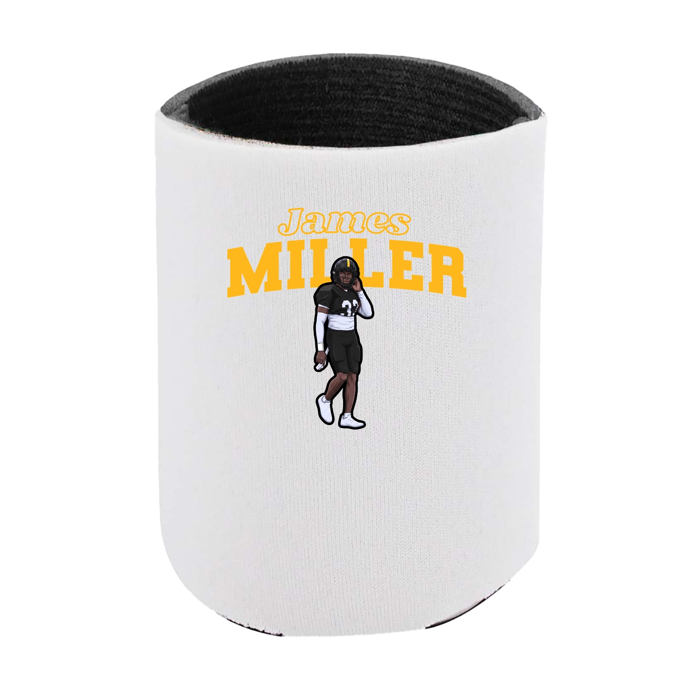 Can Holder — Name Arch in White