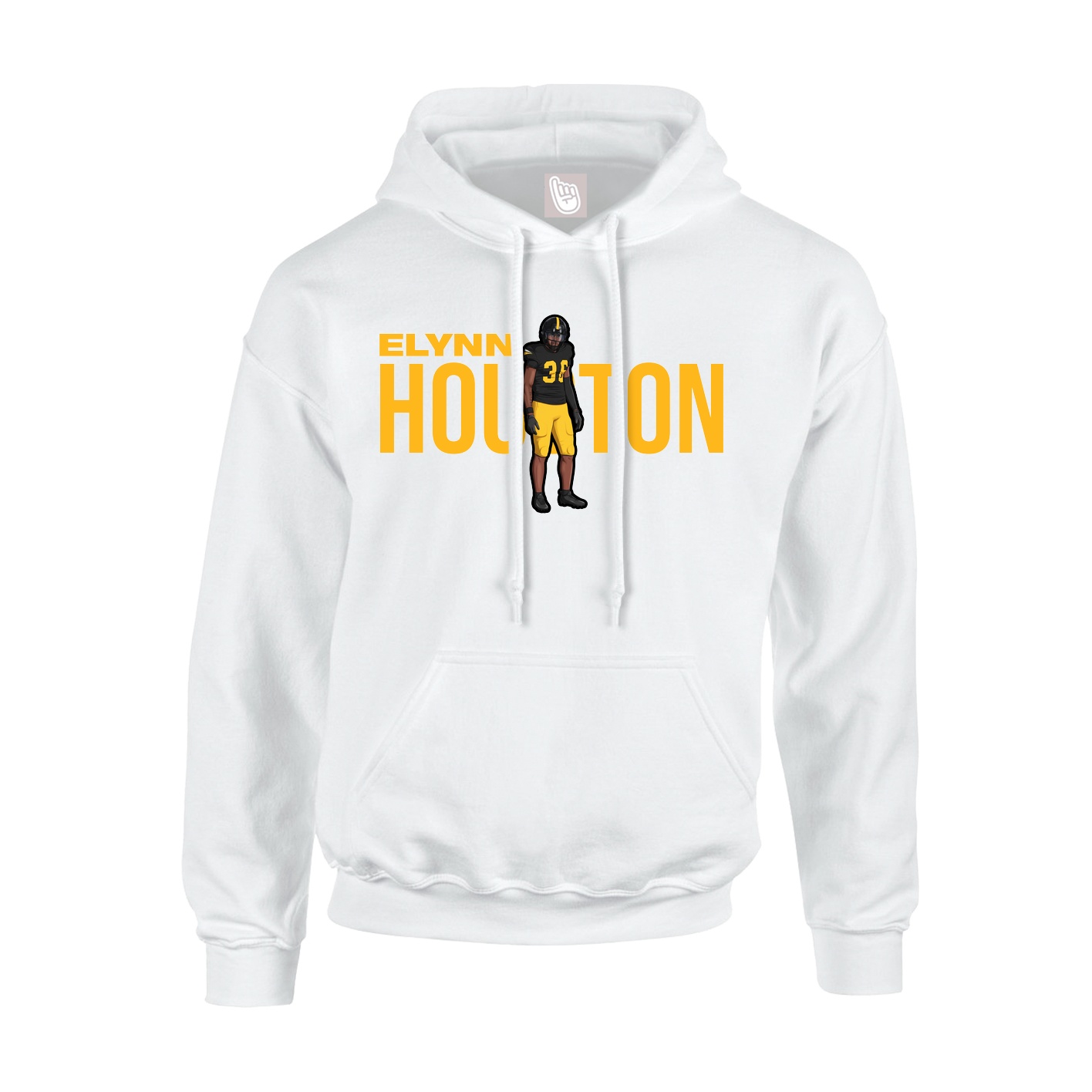 Hoodie — Player Name in White