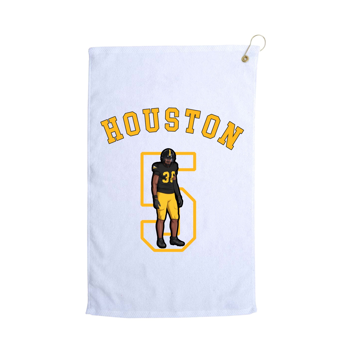 Golf Towel — Shirsey Arch in White