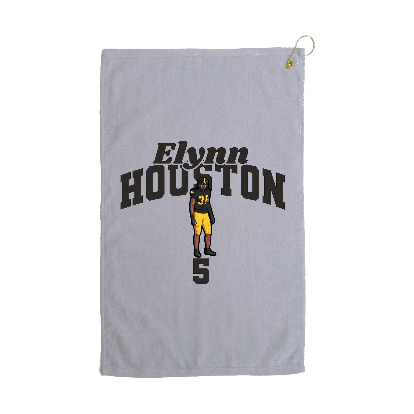 Golf Towel — Signature Arch in Grey
