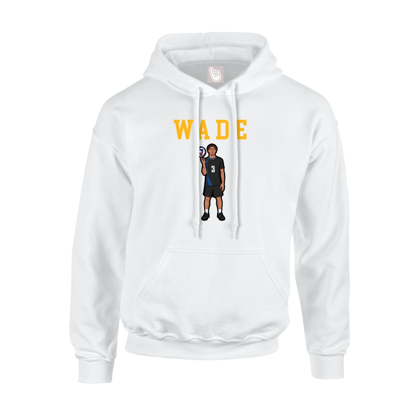 Hoodie — Shirsey in White