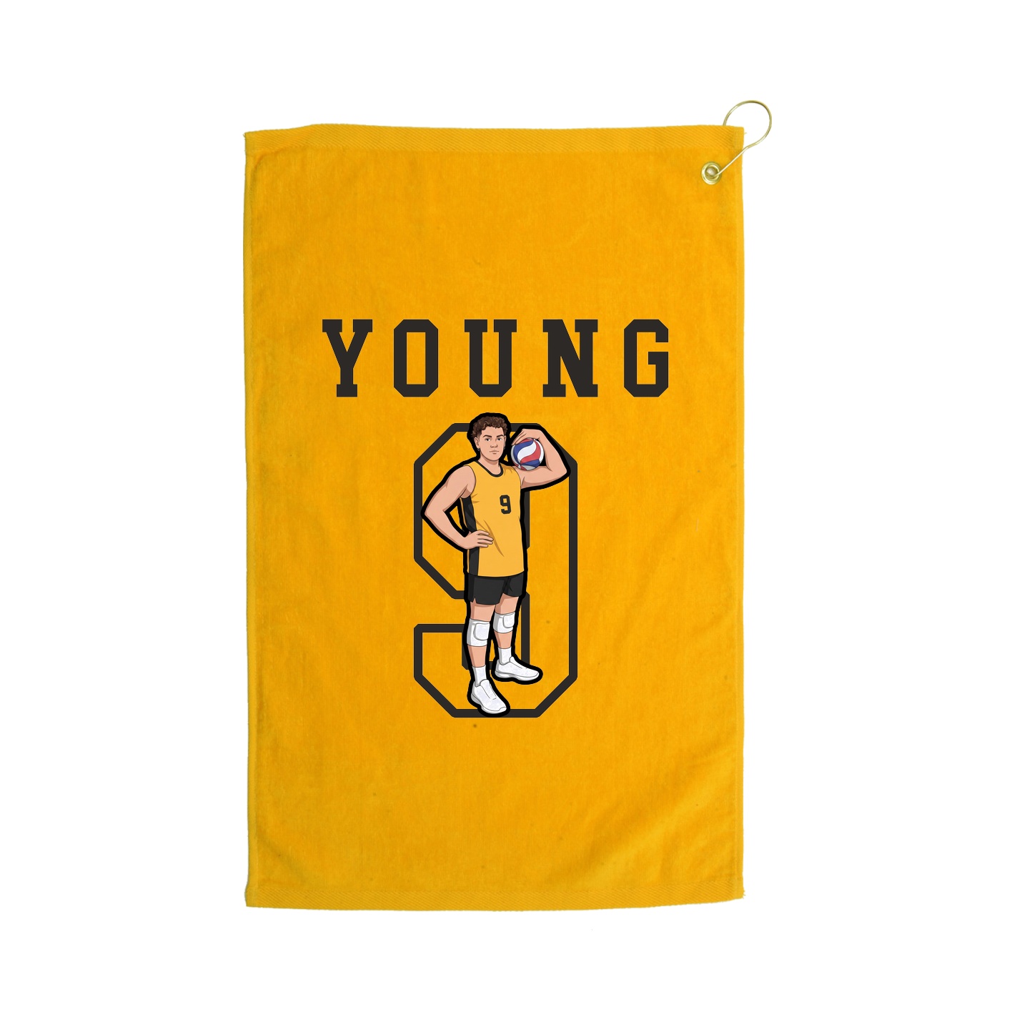 Golf Towel — Shirsey in Gold