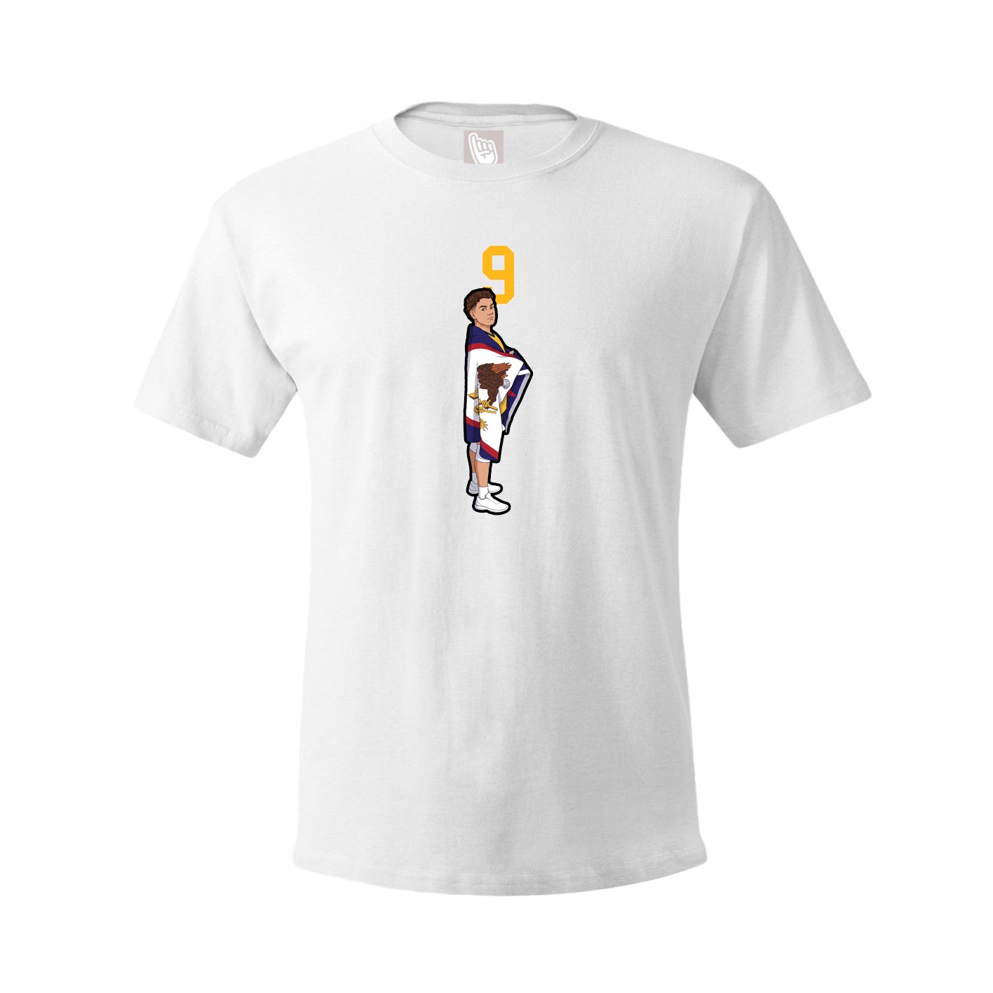 Tee — Number Top in White