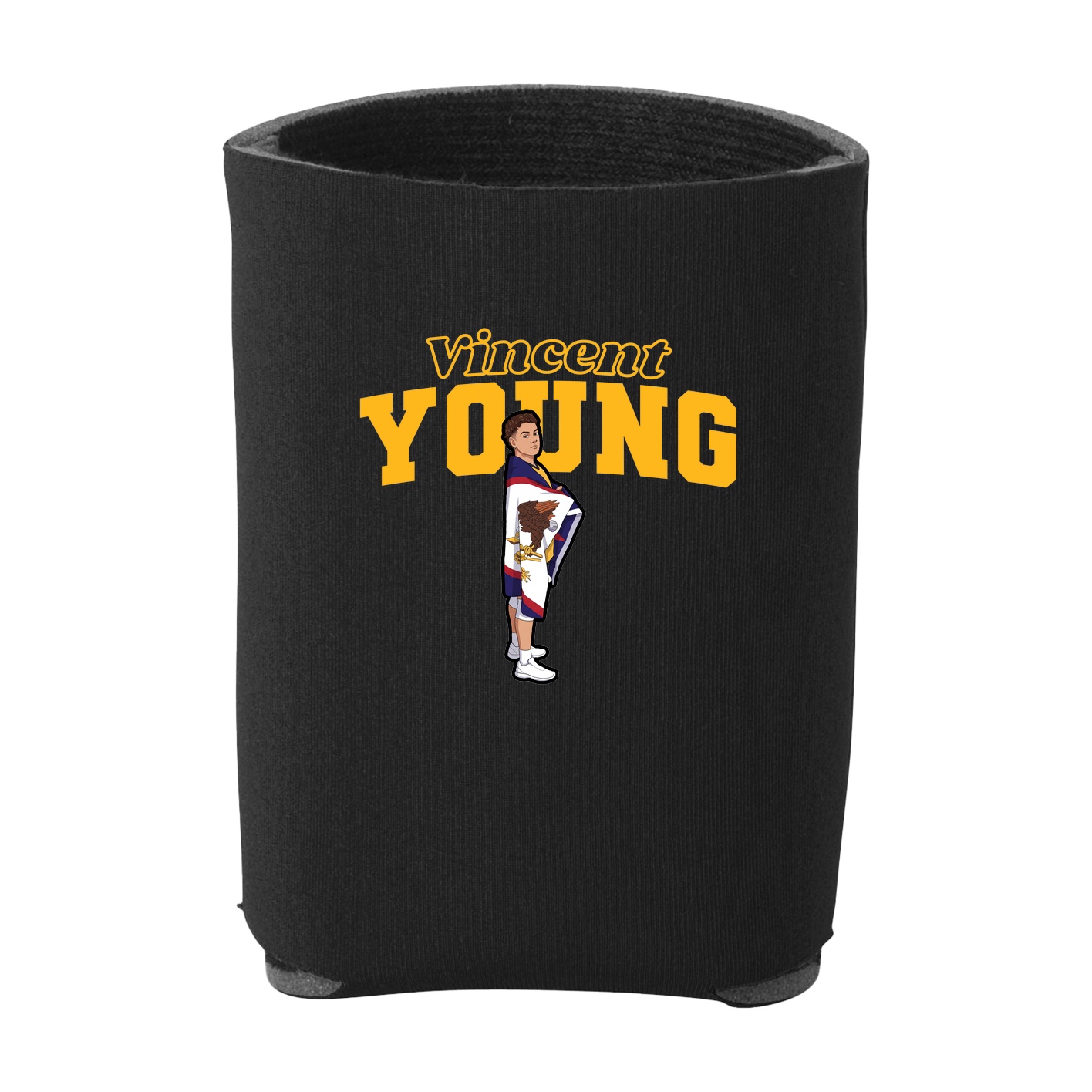 Can Holder — Name Arch in Black
