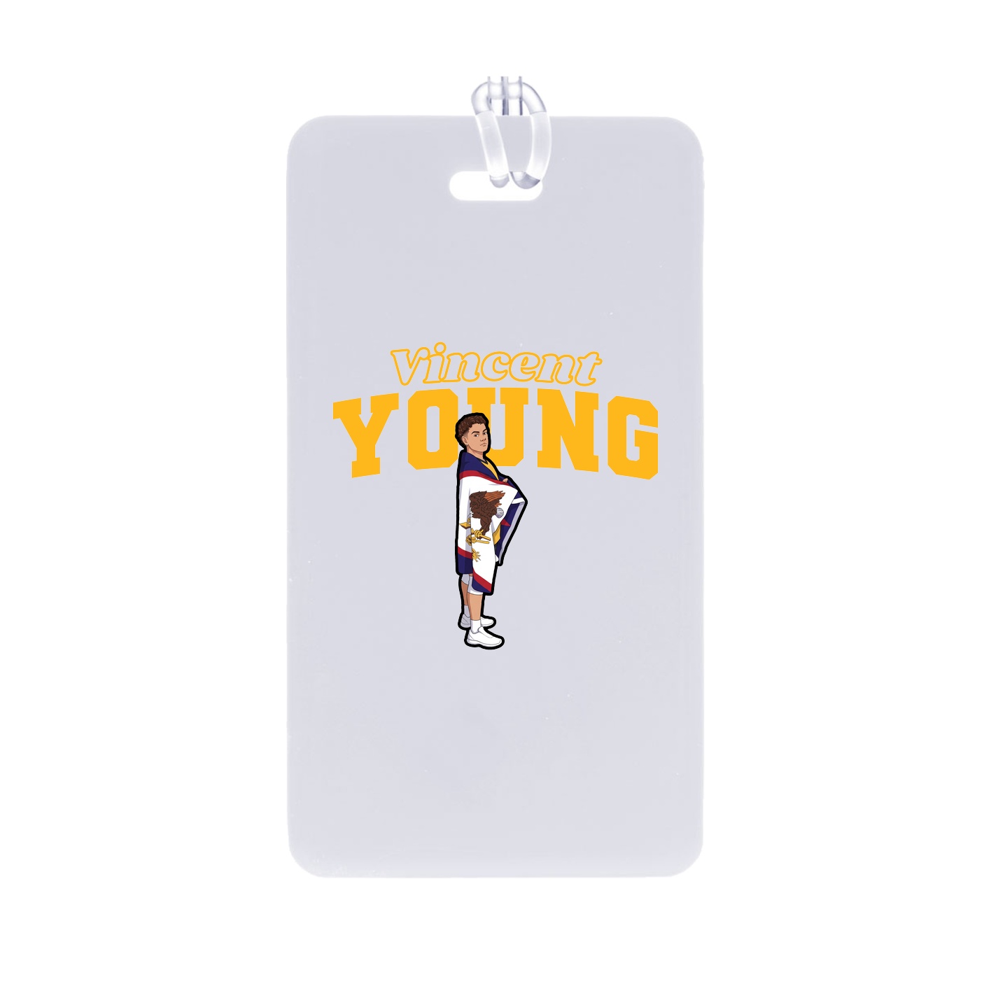 Bag Tag — Name Arch in Classic