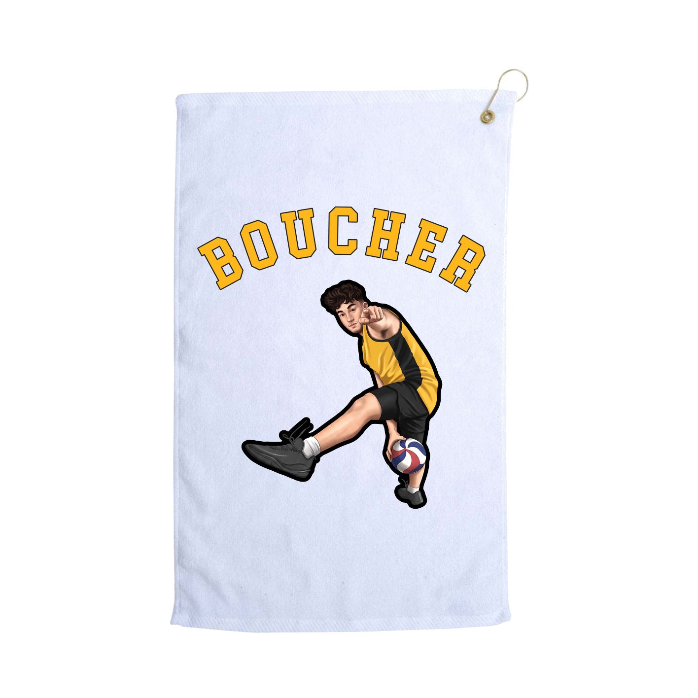 Golf Towel — Shirsey Arch in White