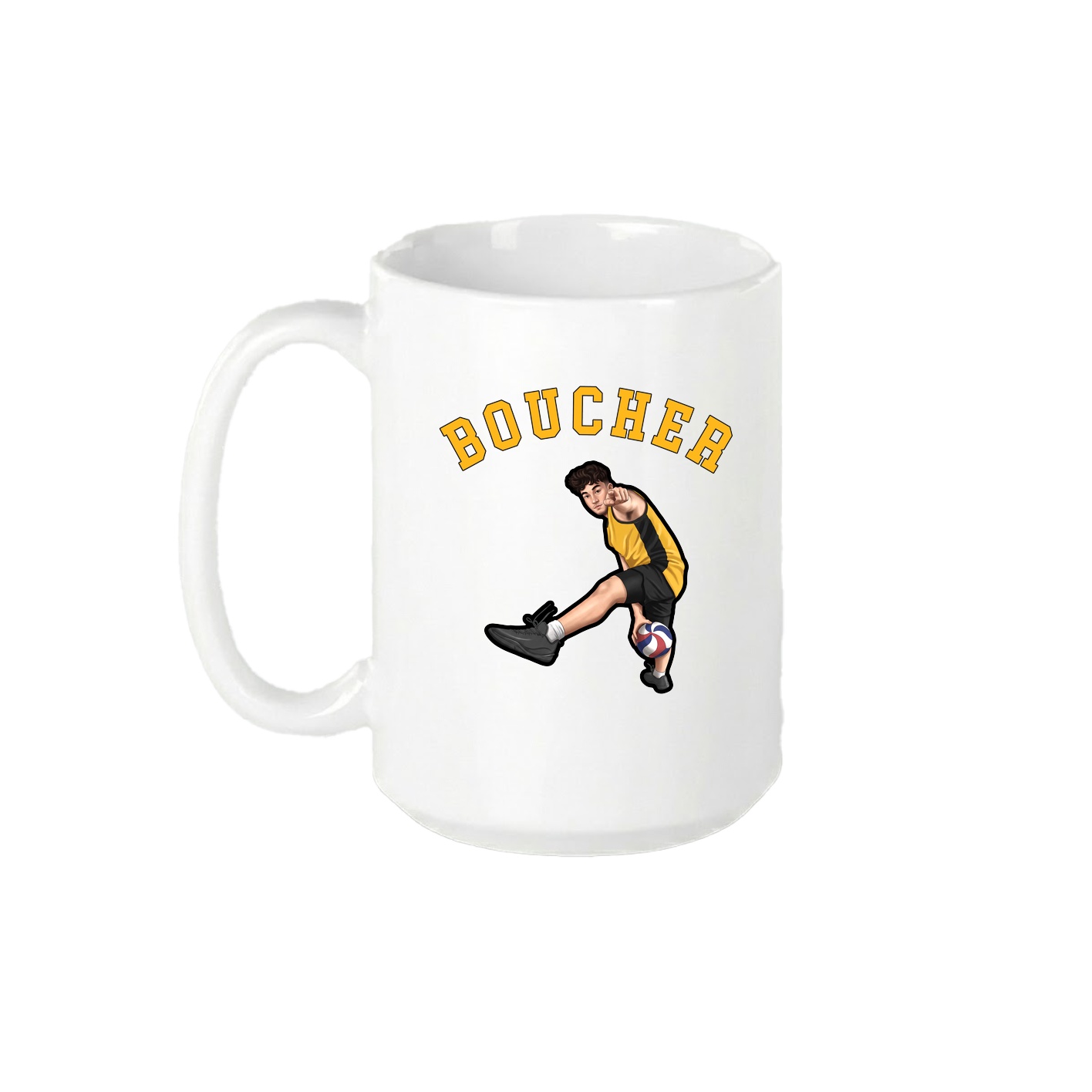 15oz Coffee Mug — Shirsey Arch in White