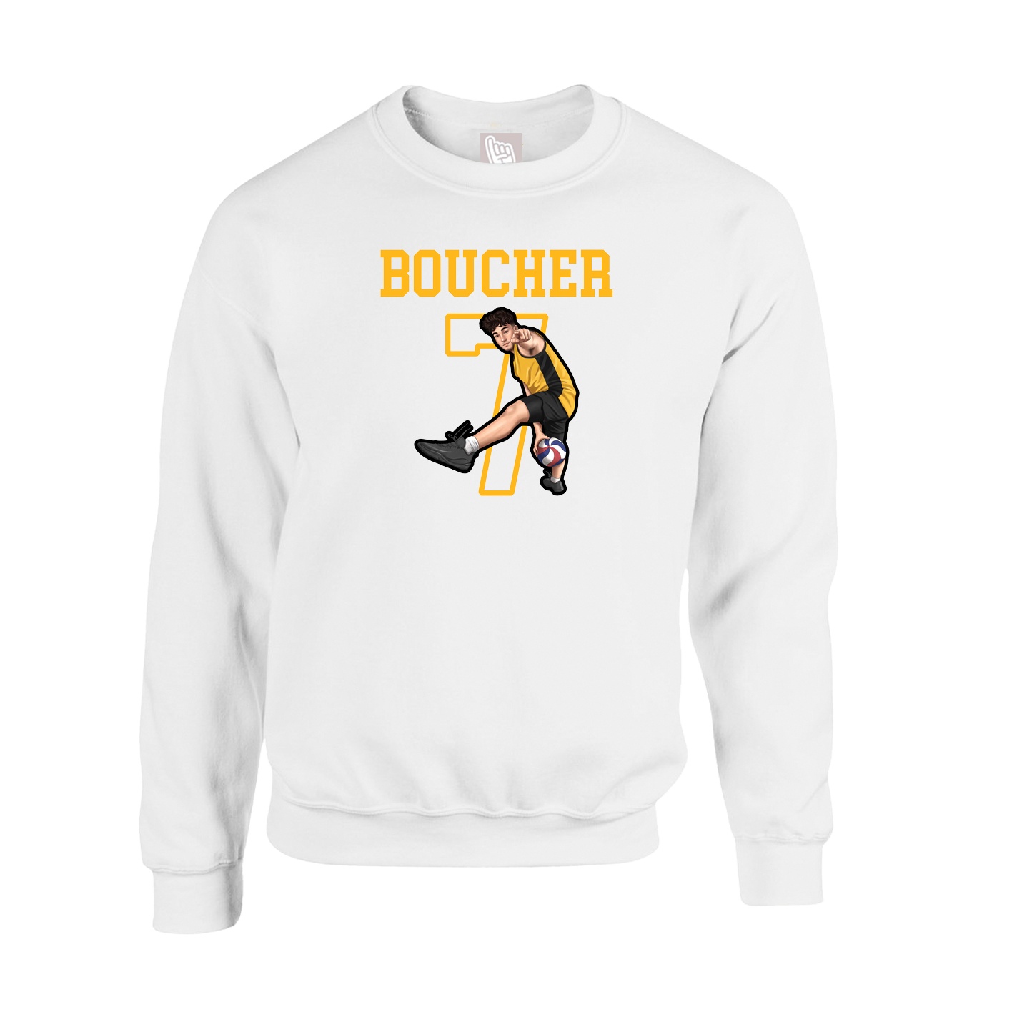 Fleece Crew — Shirsey in White