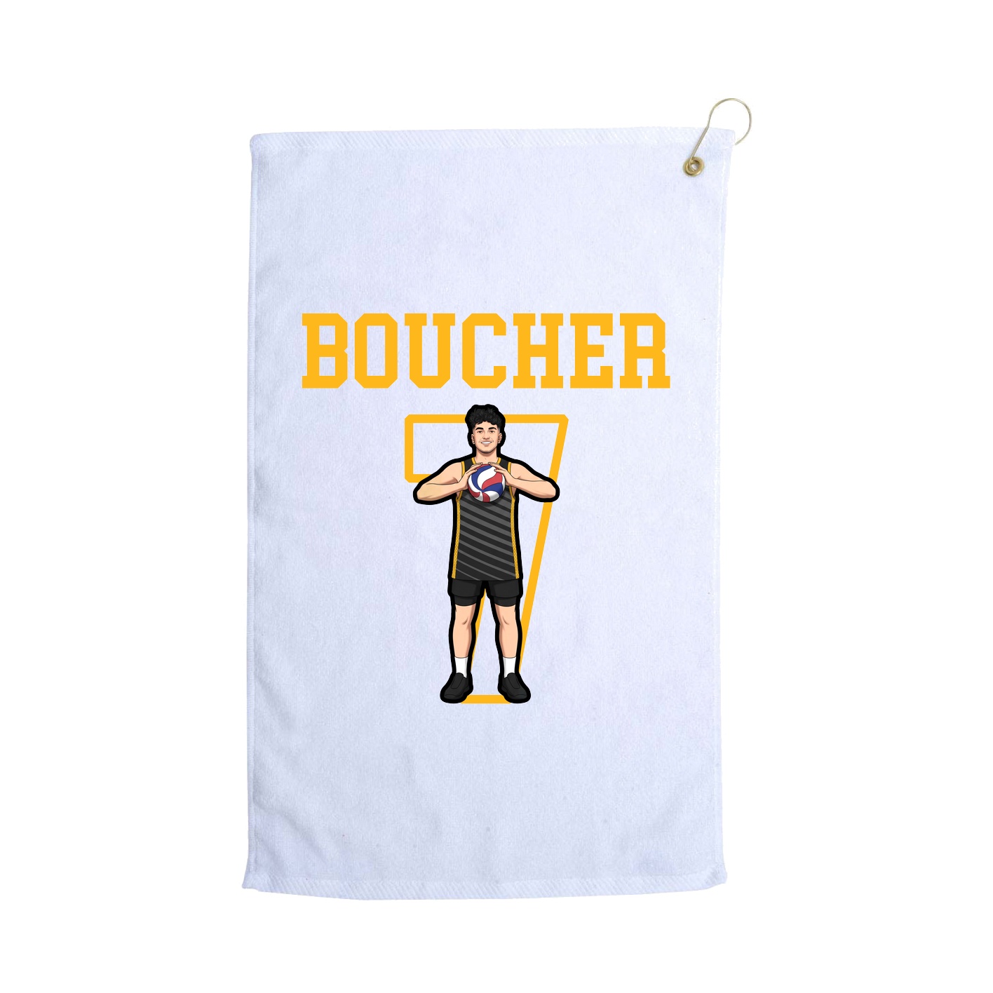 Golf Towel — Shirsey in White