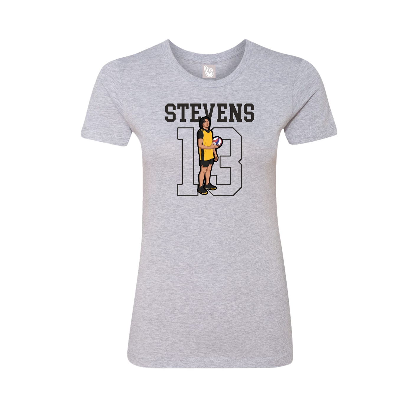 Fitted Women's Tee — Shirsey in Grey