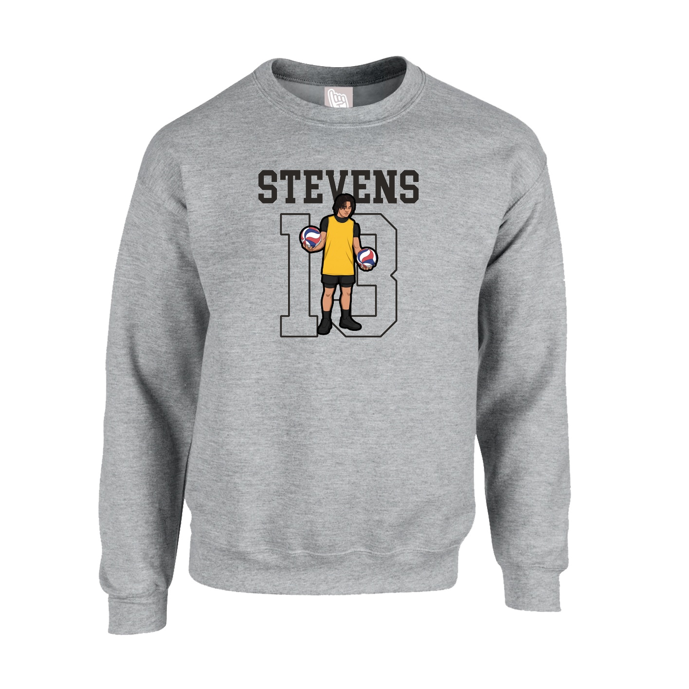 Fleece Crew — Shirsey in Grey
