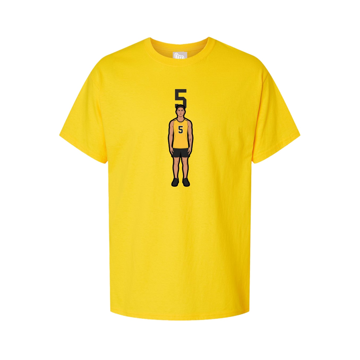 Tee — Number Top in Gold