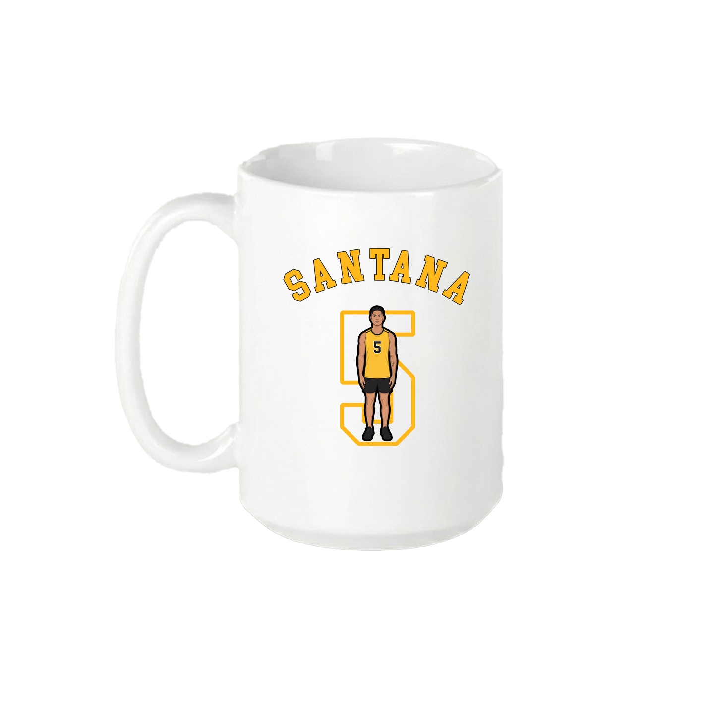 15oz Coffee Mug — Shirsey Arch in White