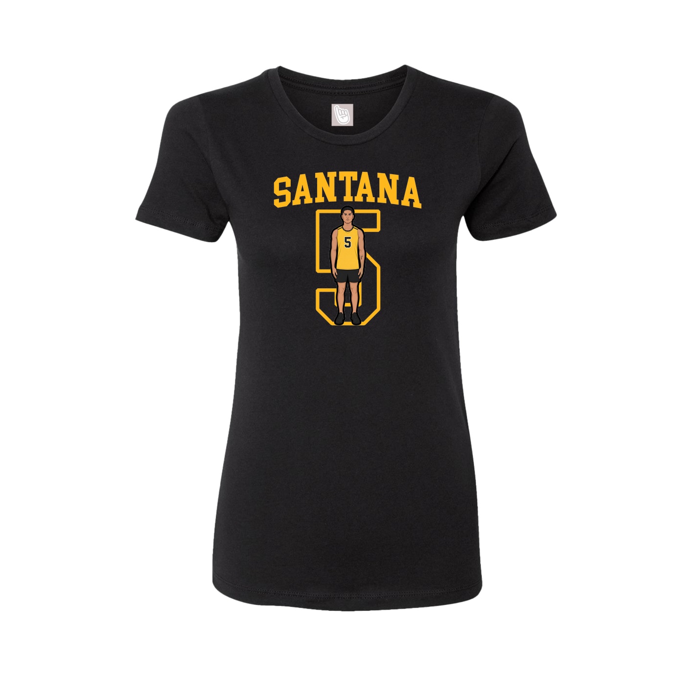 Fitted Women's Tee — Shirsey in Black