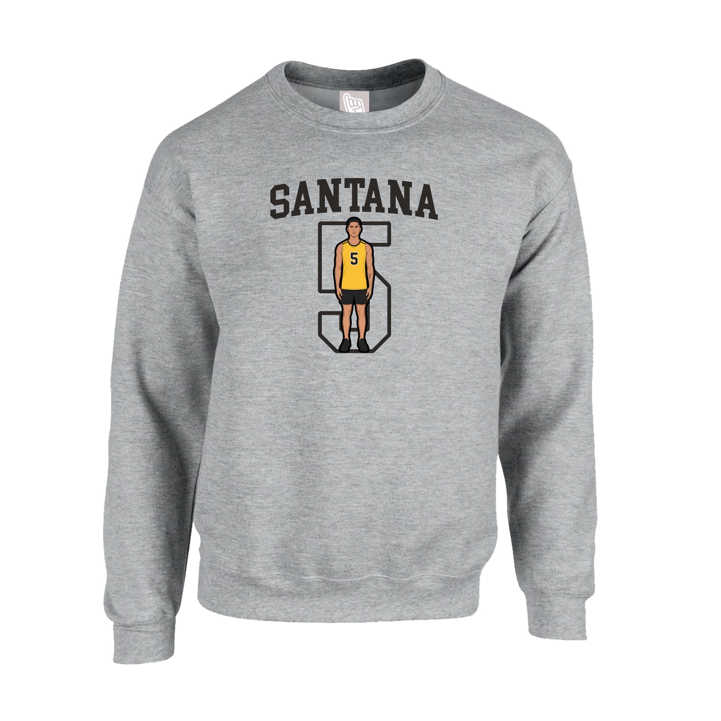 Fleece Crew — Shirsey in Grey