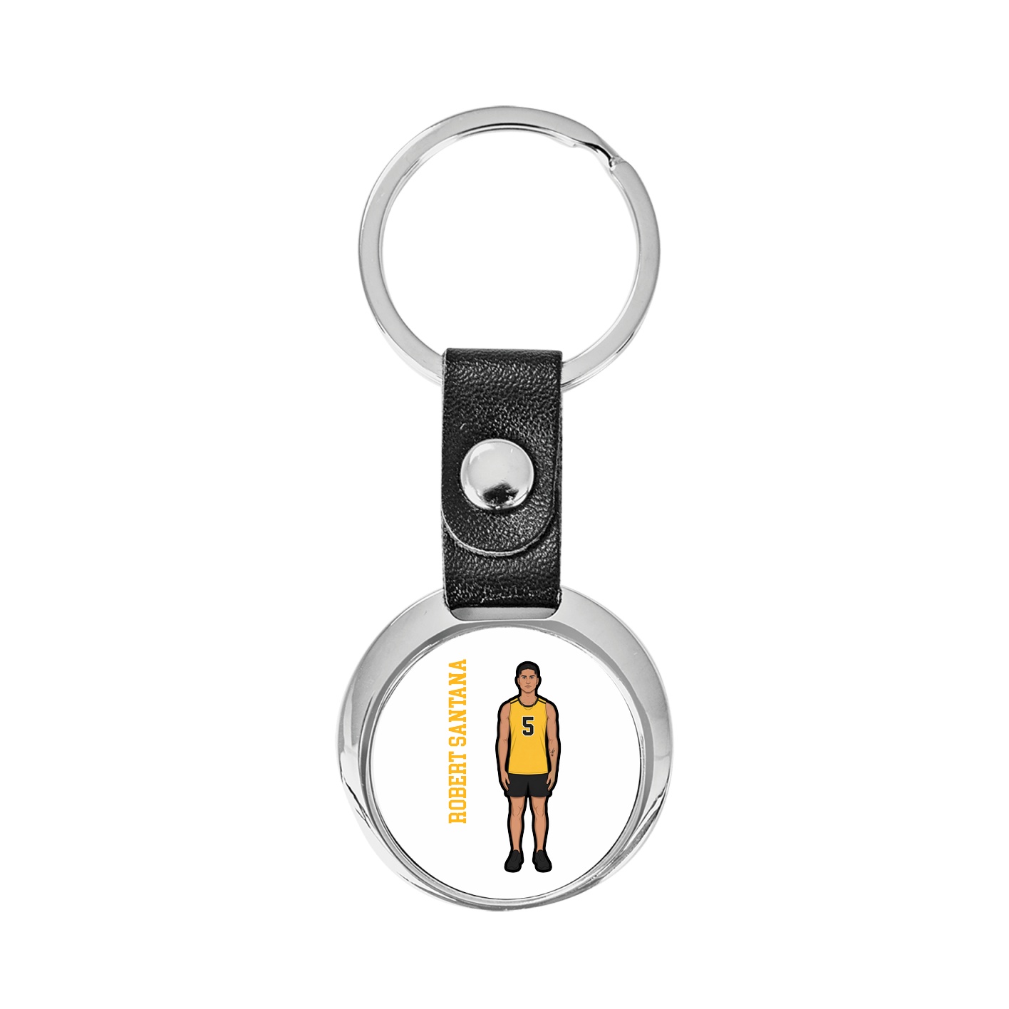 Key Chain — Name Vertical in Classic