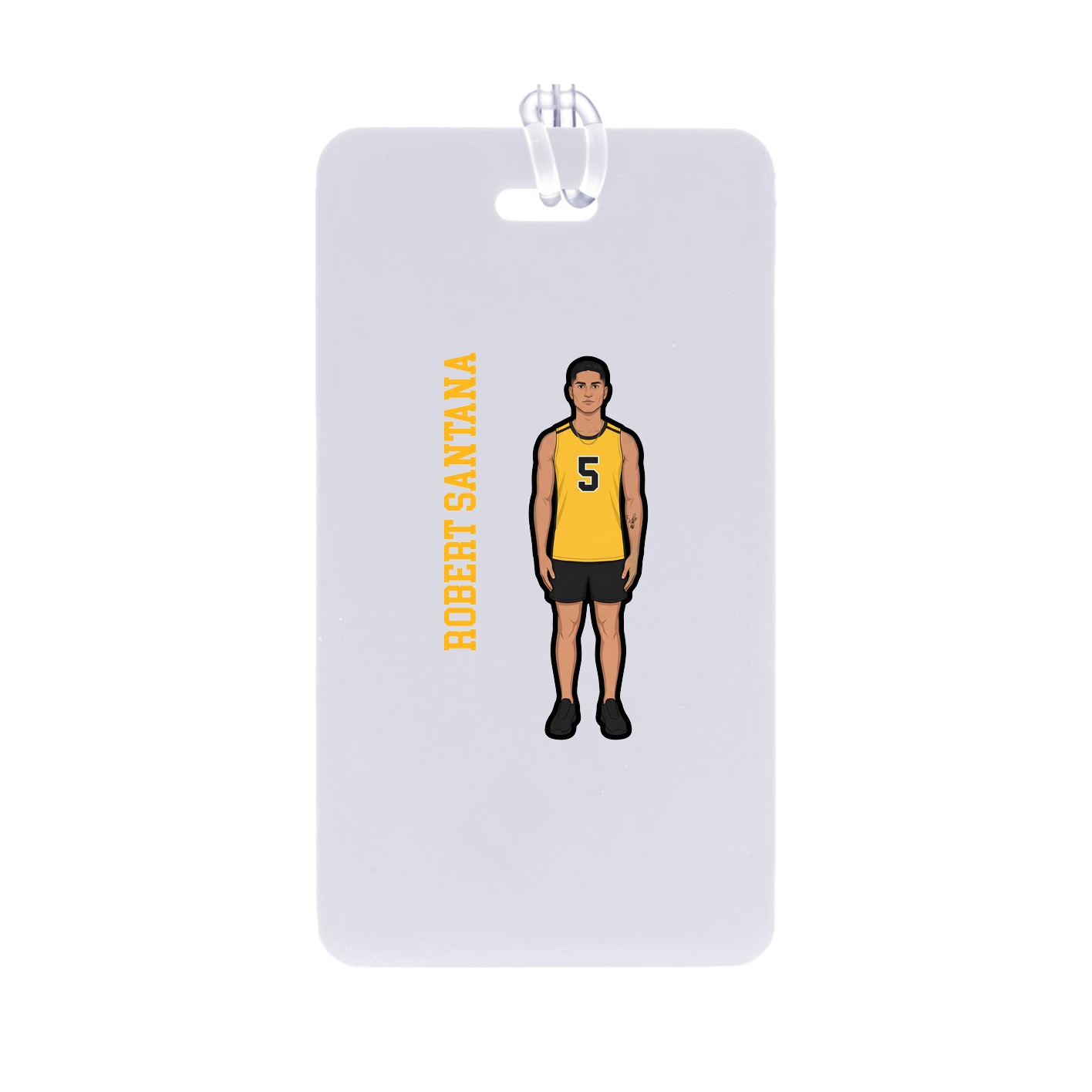 Bag Tag — Name Vertical in Classic