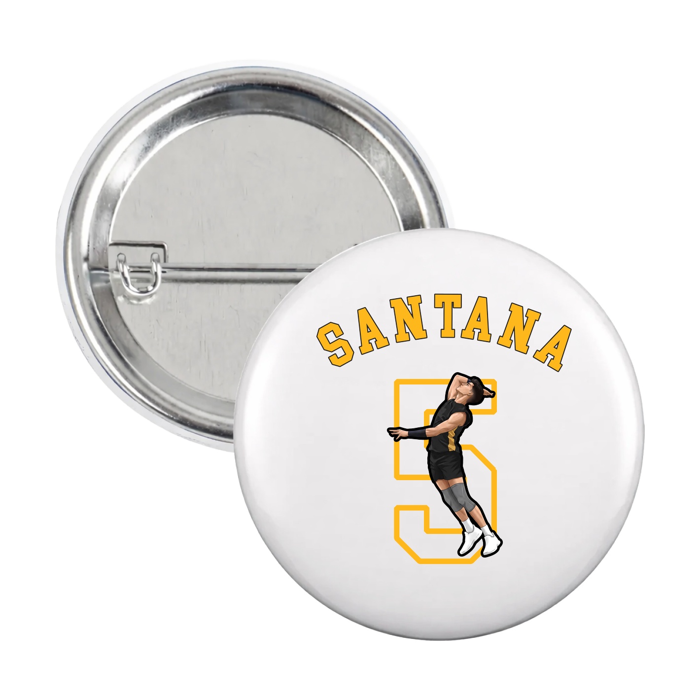 Game Day Button — Shirsey Arch in White