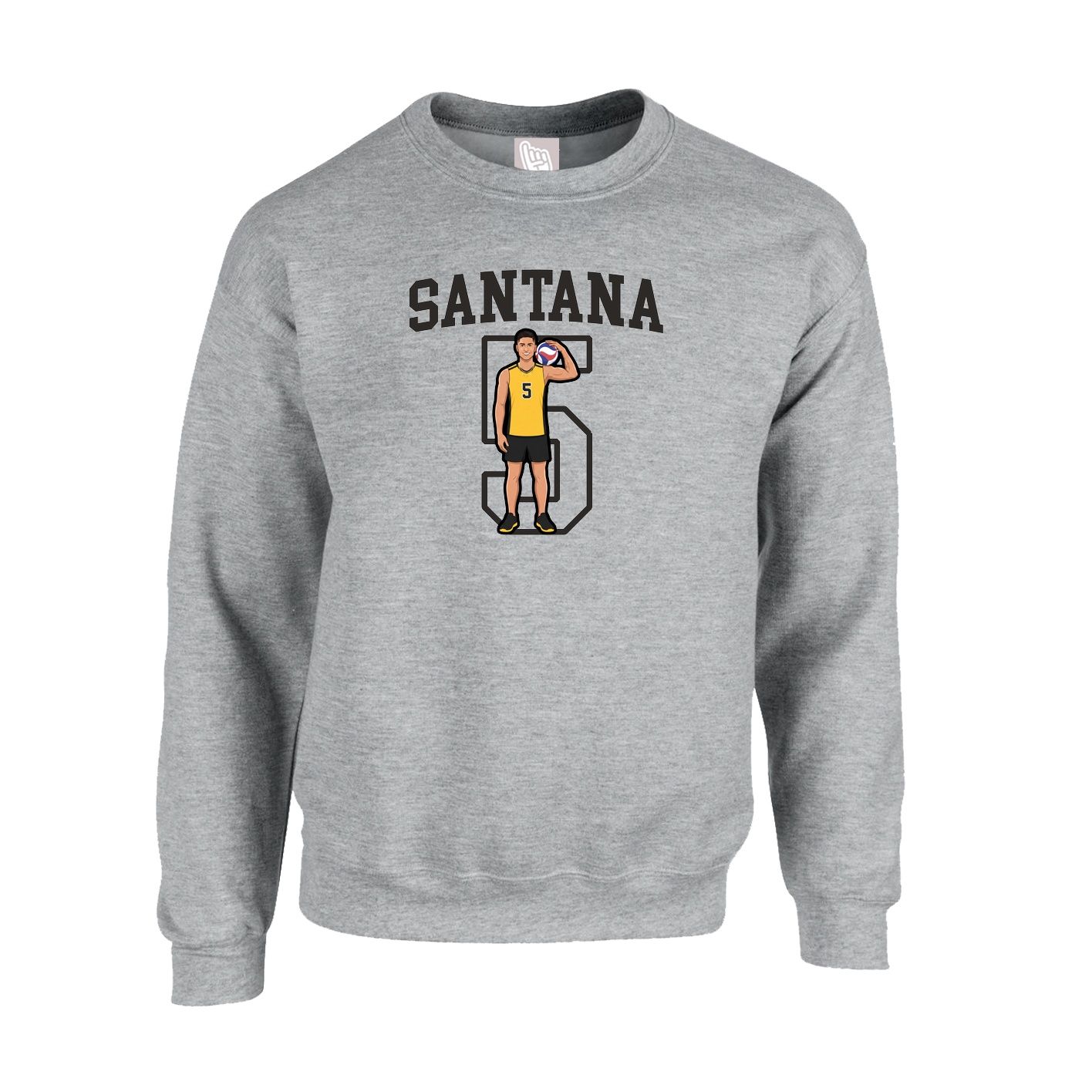 Fleece Crew — Shirsey in Grey