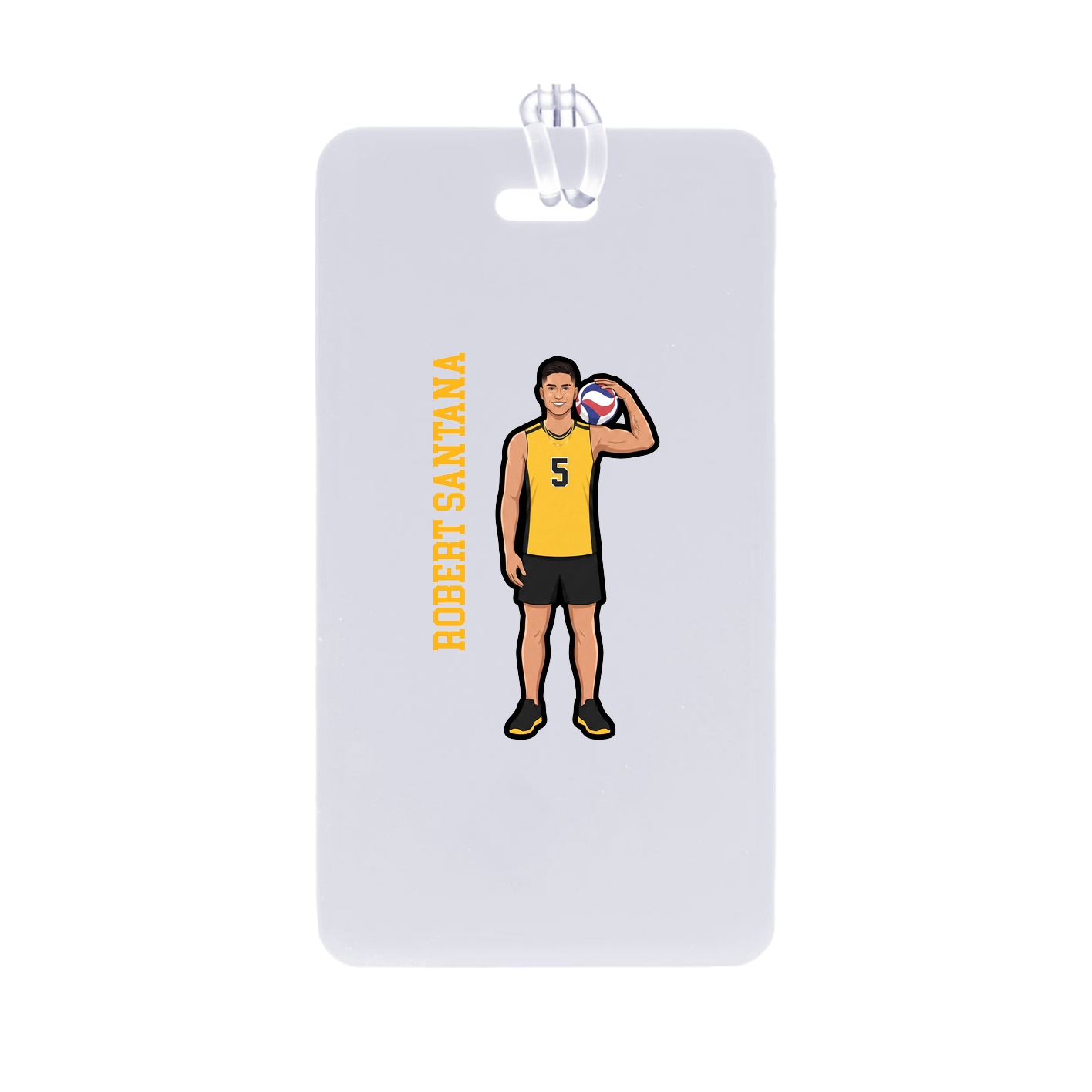 Bag Tag — Name Vertical in Classic