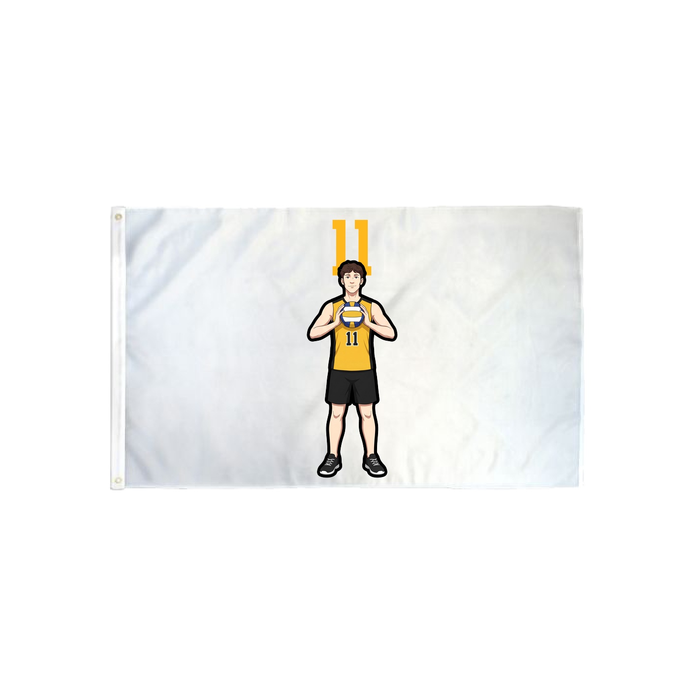 3x5 Flag — Number Top in Classic