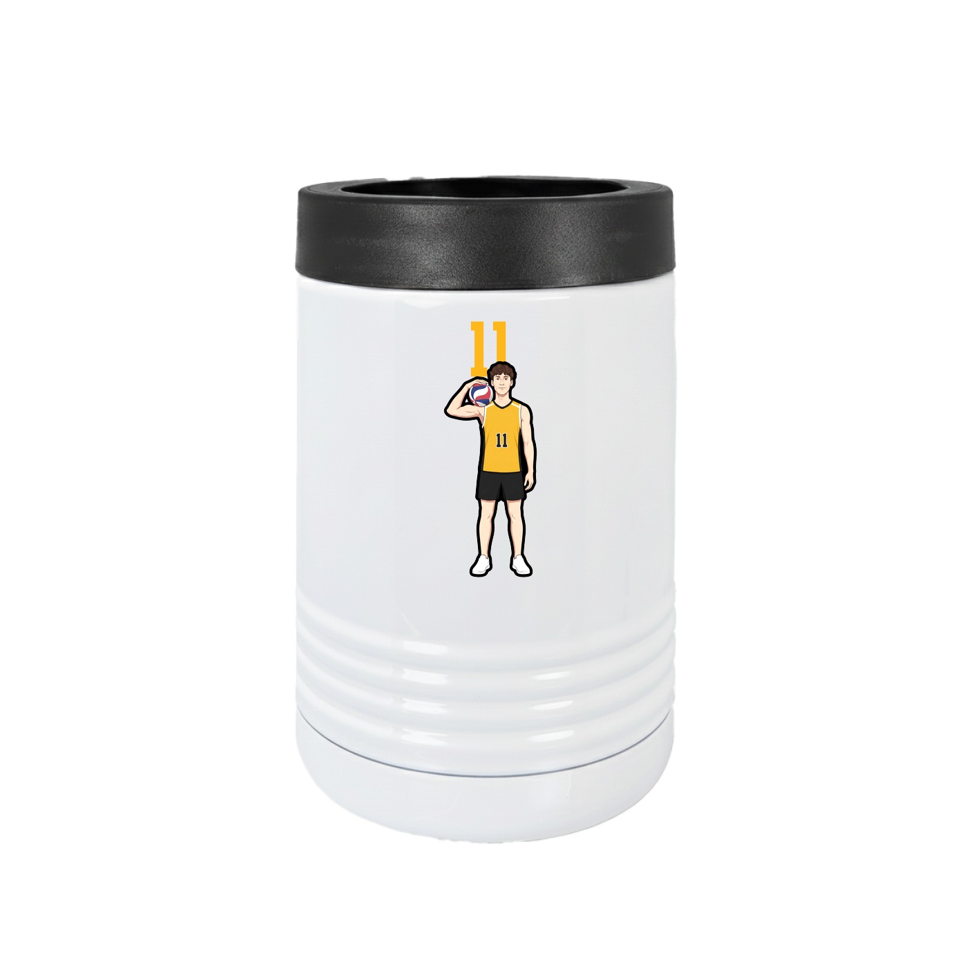 Beverage Holder — Number Top in White
