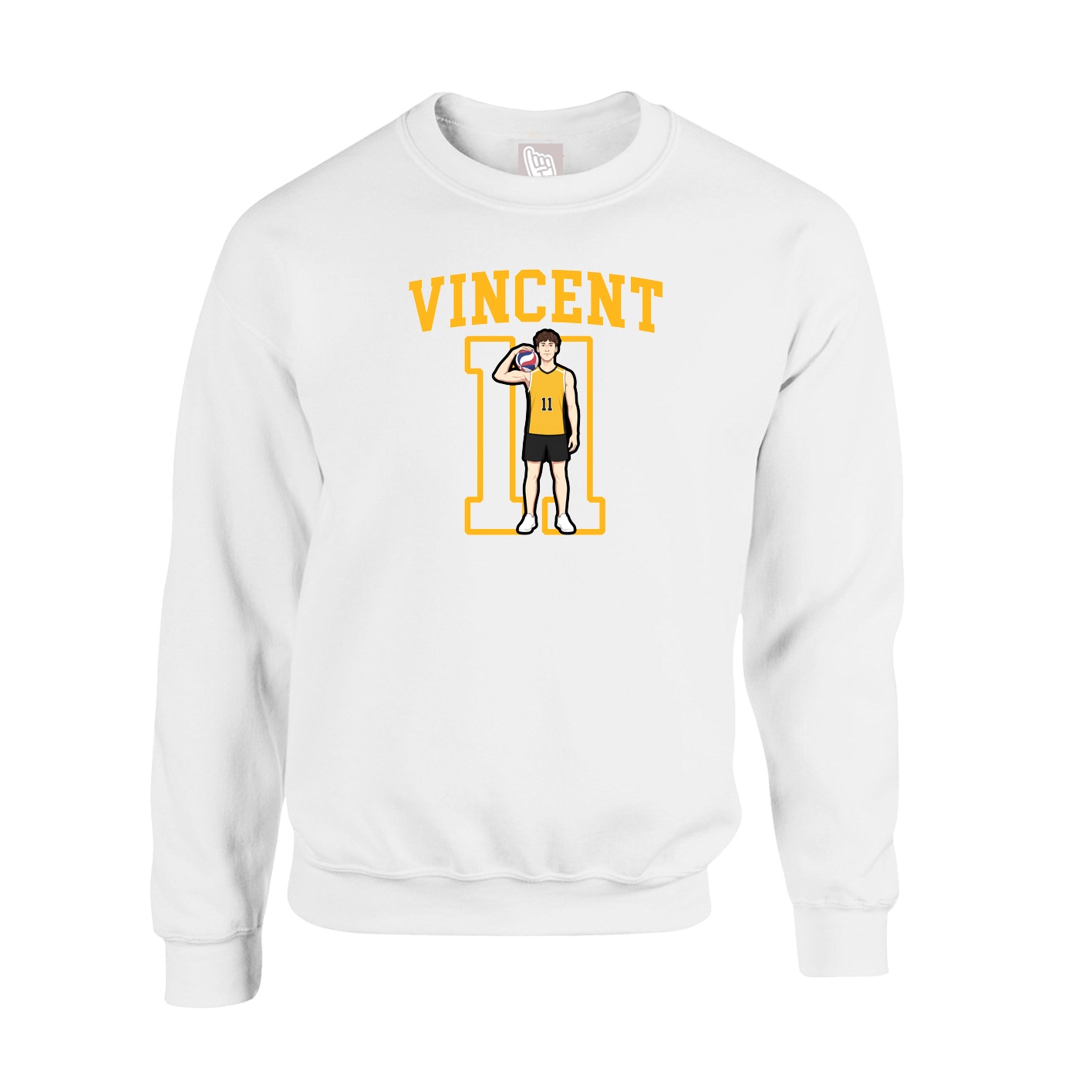 Fleece Crew — Shirsey in White
