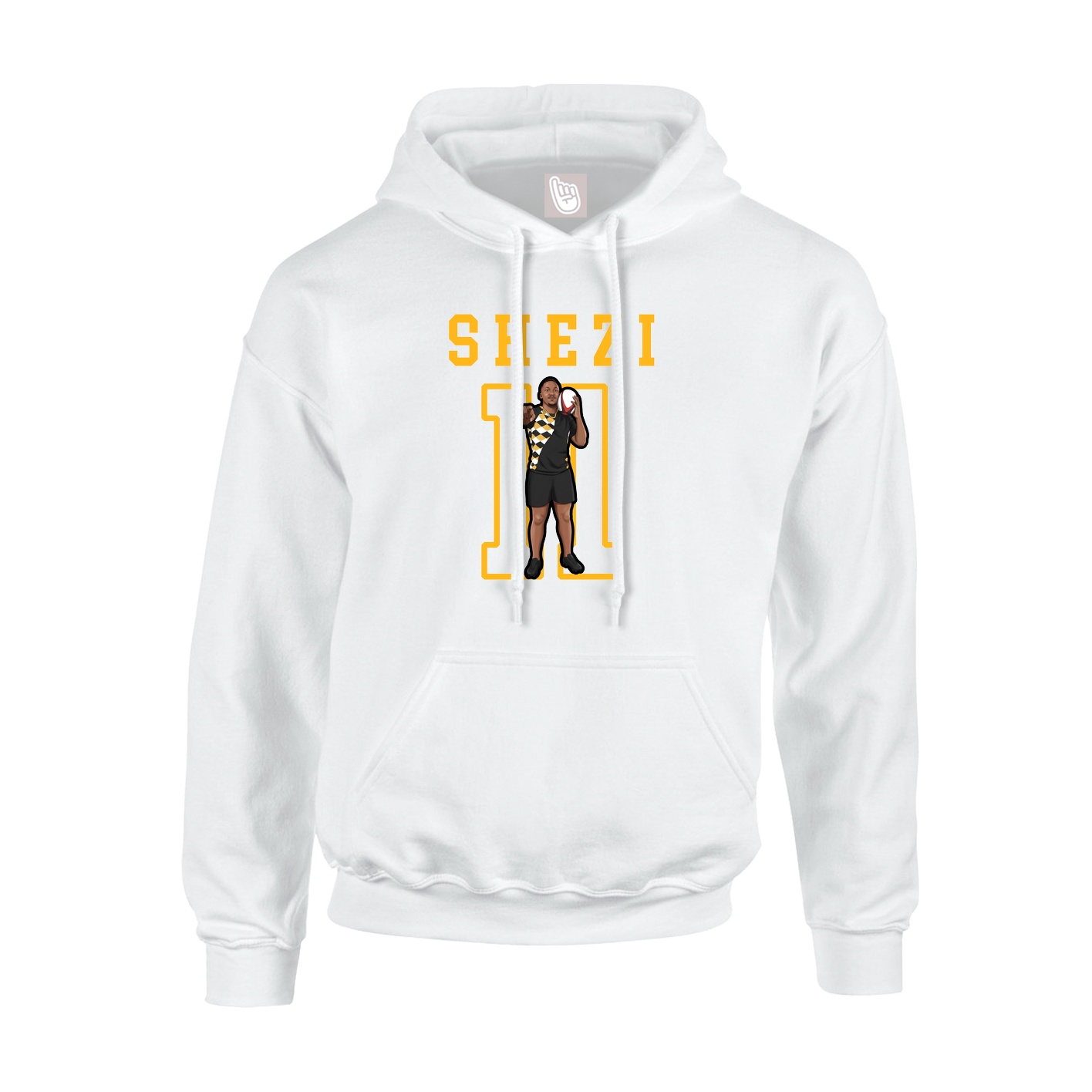 Hoodie — Shirsey in White