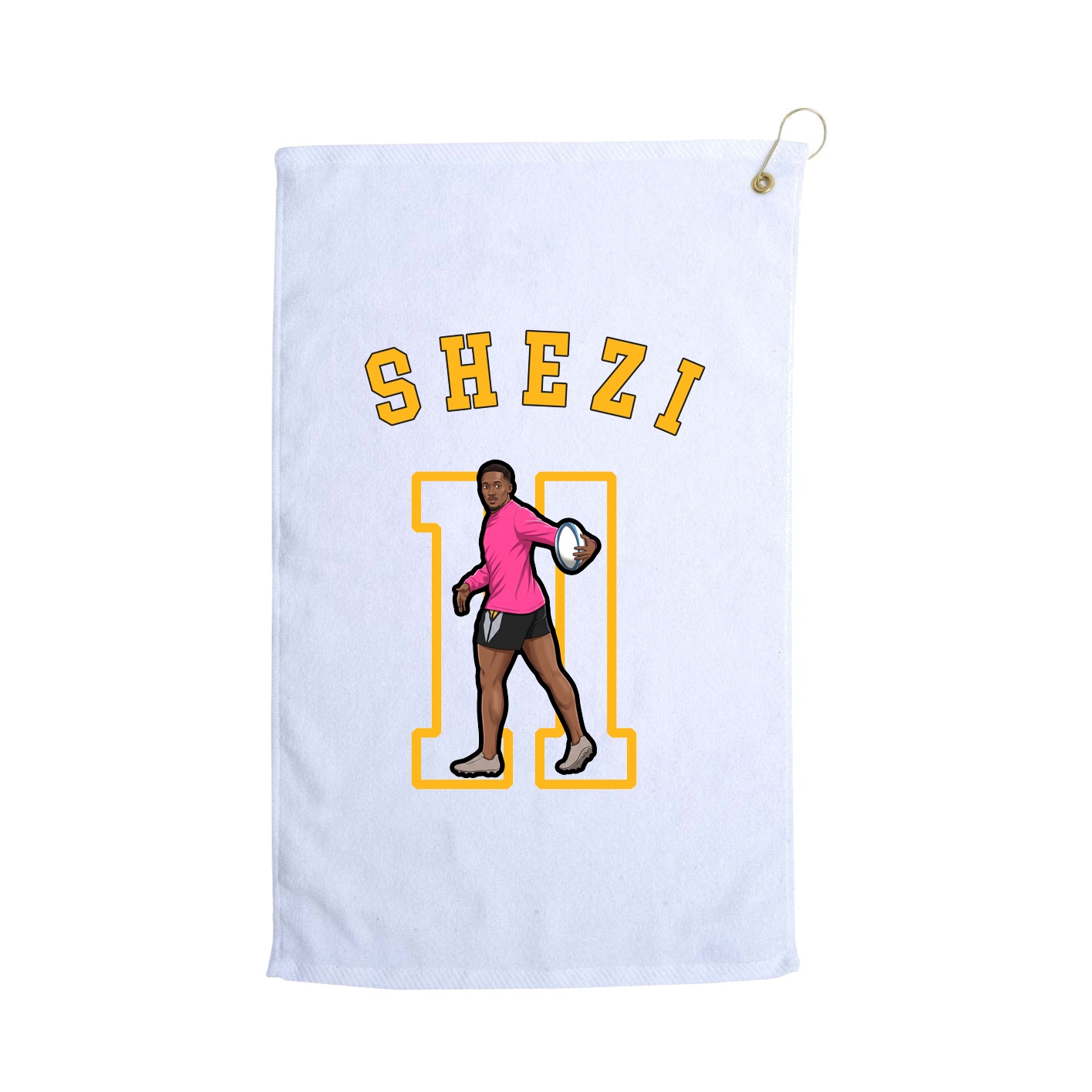 Golf Towel — Shirsey Arch in White