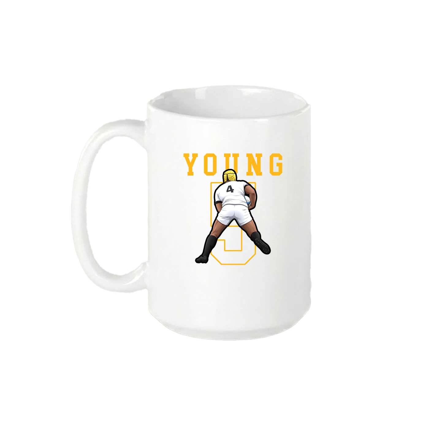 15oz Coffee Mug — Shirsey in White