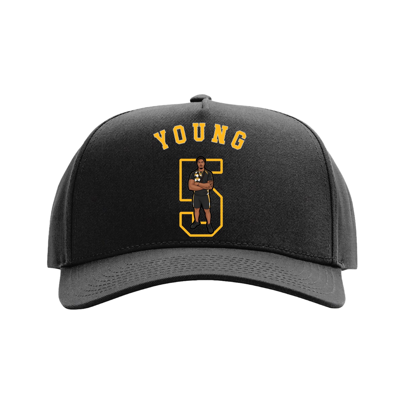 Full Fabric Five-Panel Champ Cap
