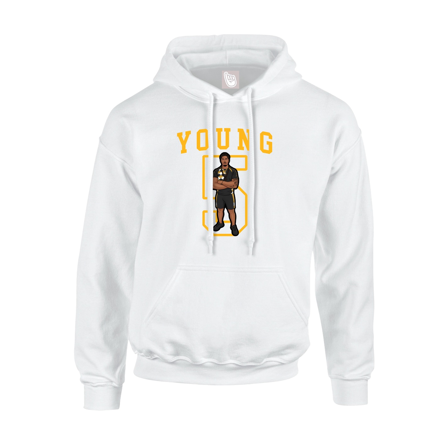 Youth Hoodie — Shirsey in White