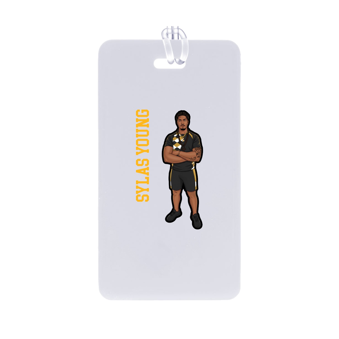 Bag Tag — Name Vertical in Classic