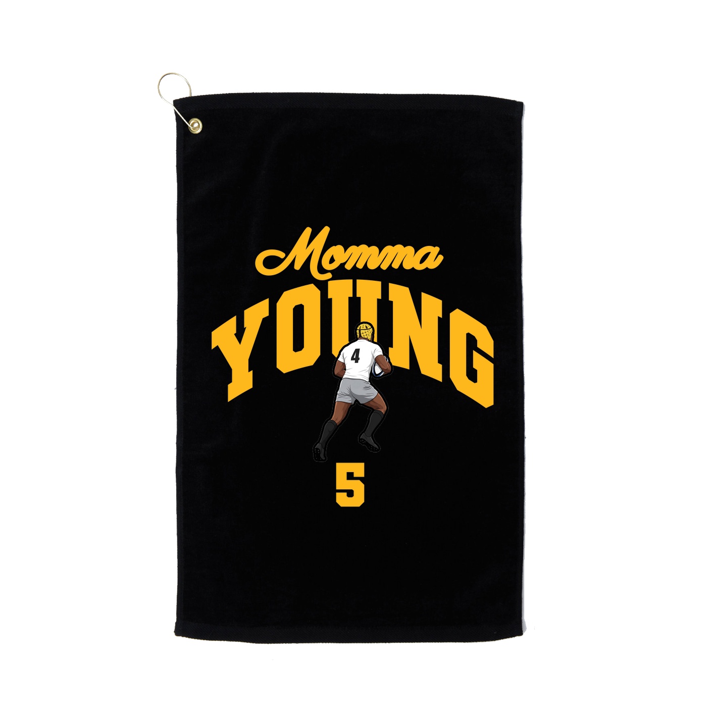 Golf Towel — Mothers Day Arch in Black