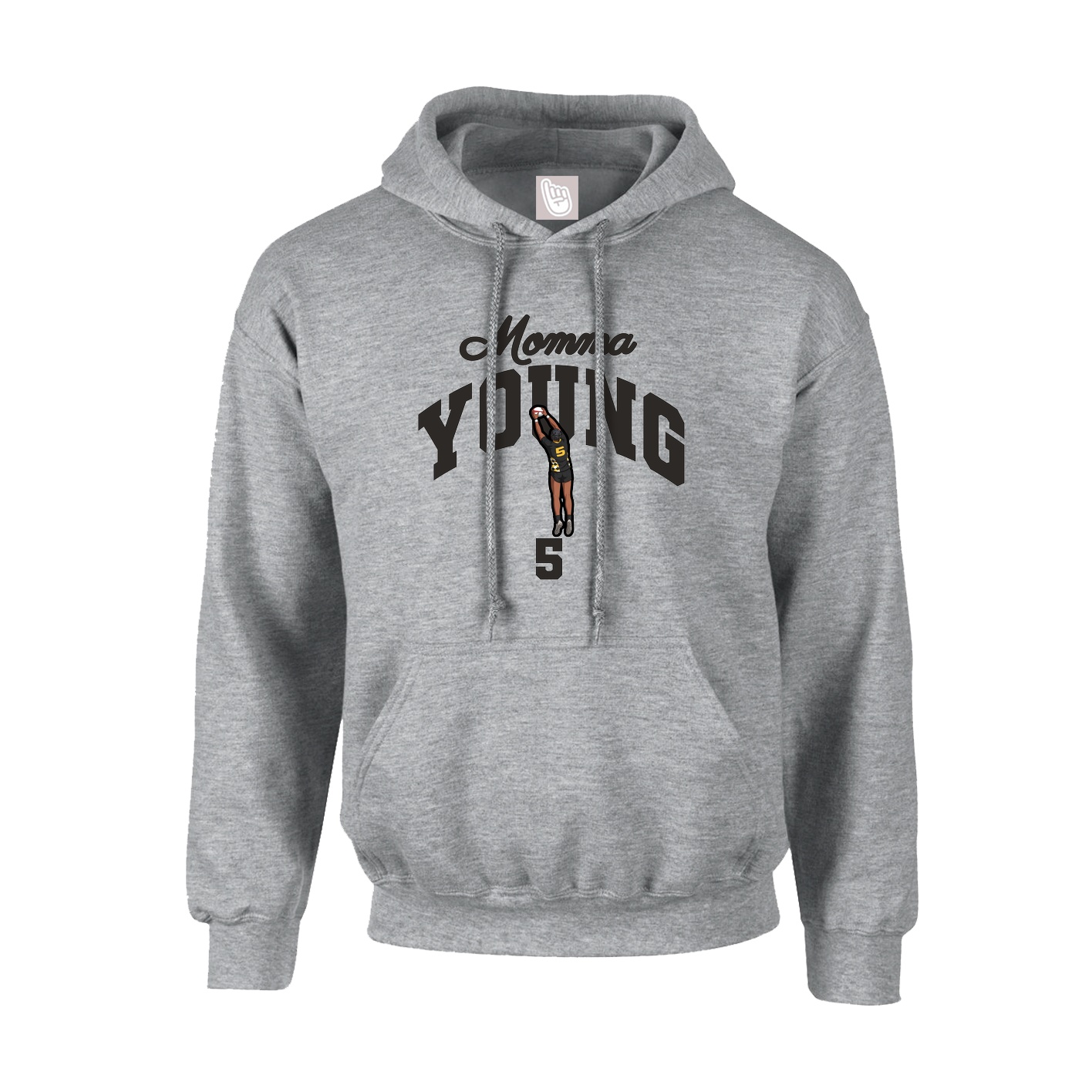 Youth Hoodie — Mothers Day Arch in Grey