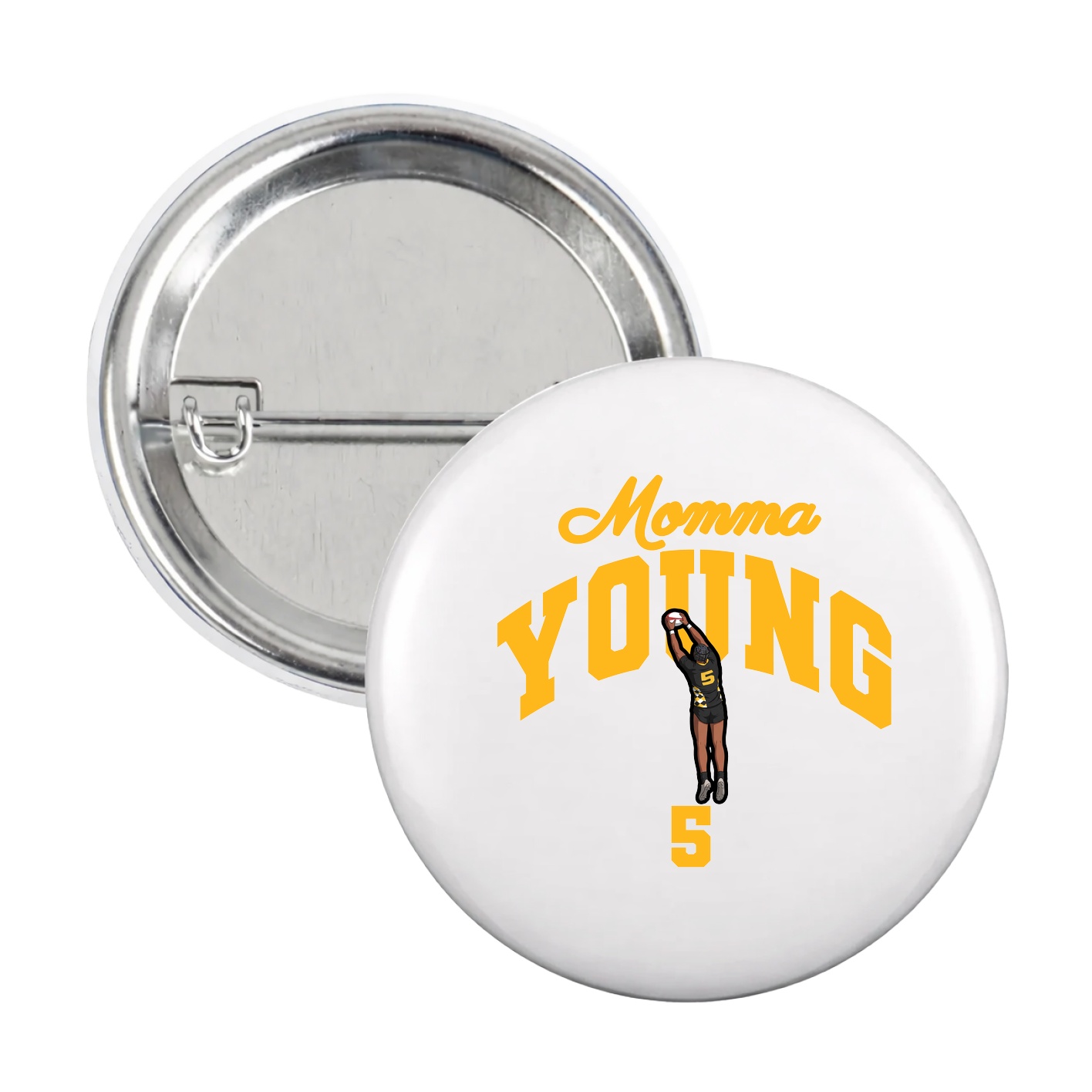 Game Day Button — Mothers Day Arch in White