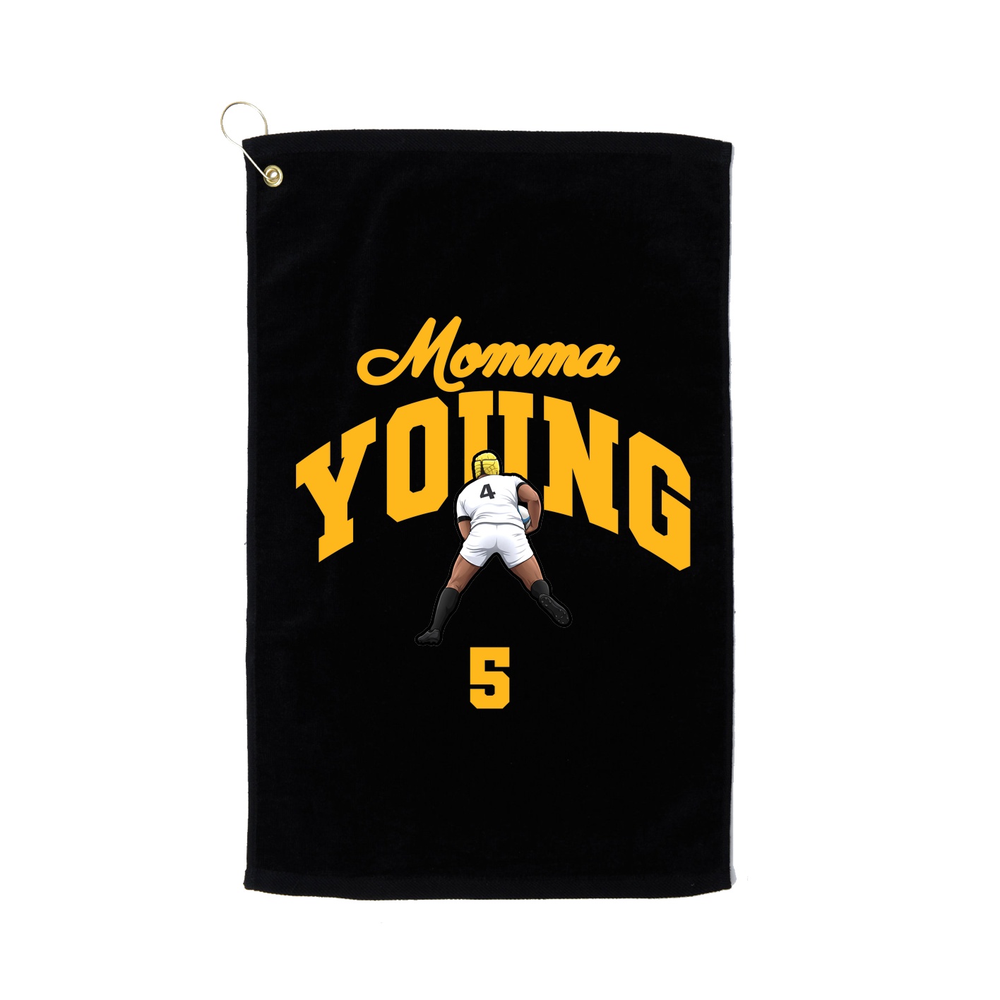 Golf Towel — Mothers Day Arch in Black