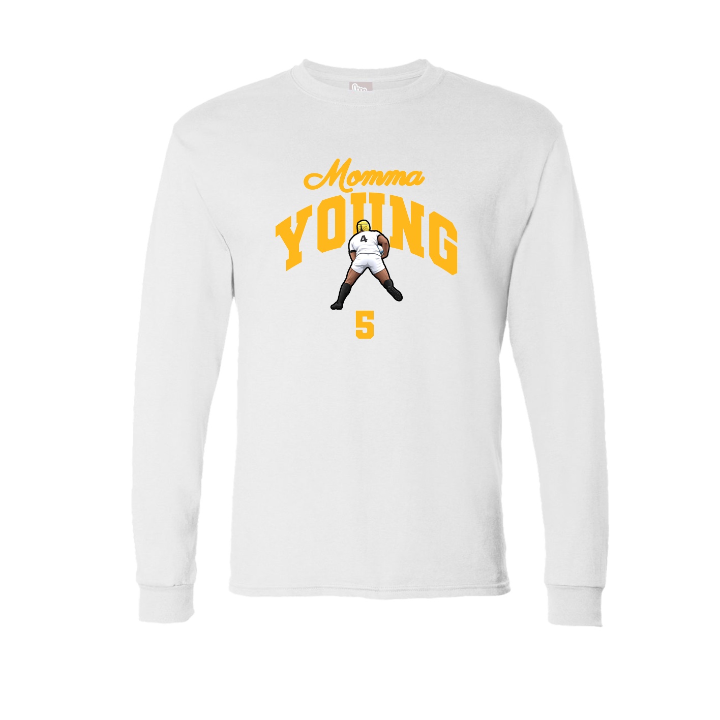 Long Sleeve Tee — Mothers Day Arch in White