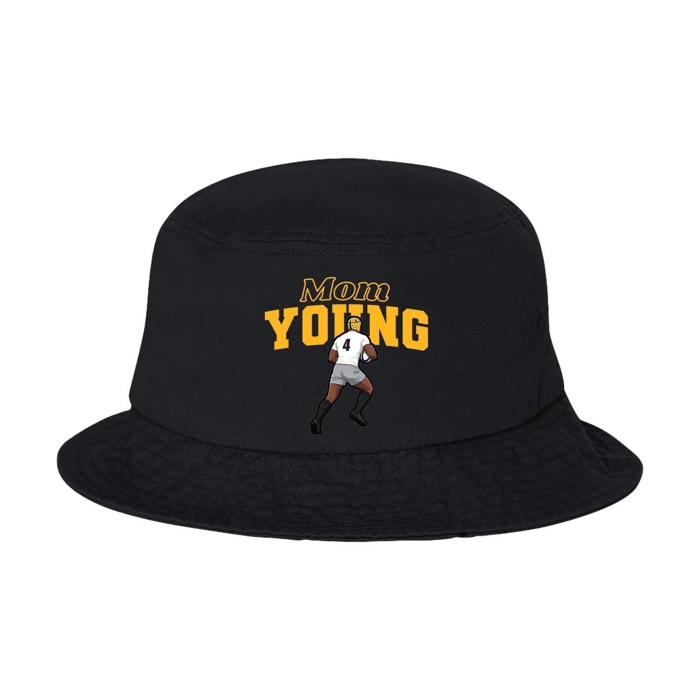 Bucket Cap — Mothers Day Block in Black