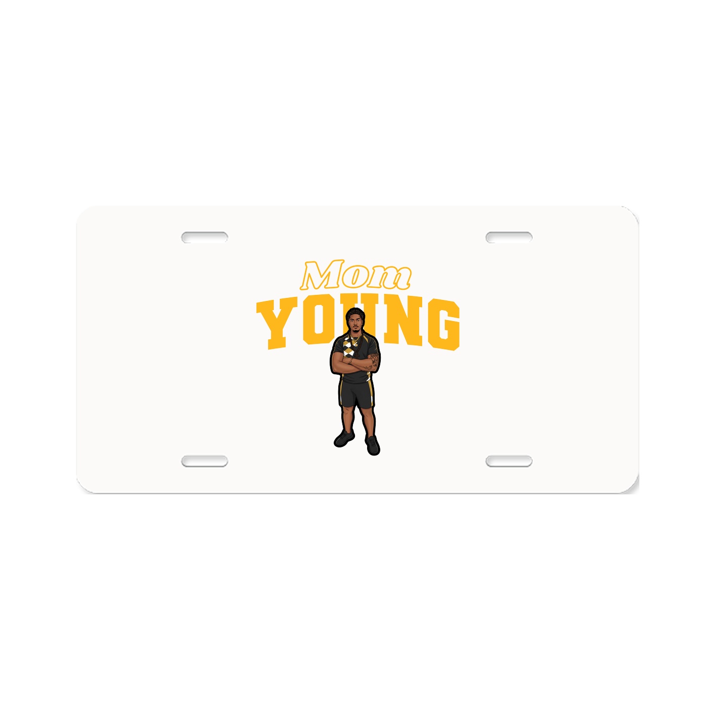 License Plate — Mothers Day Block in Classic
